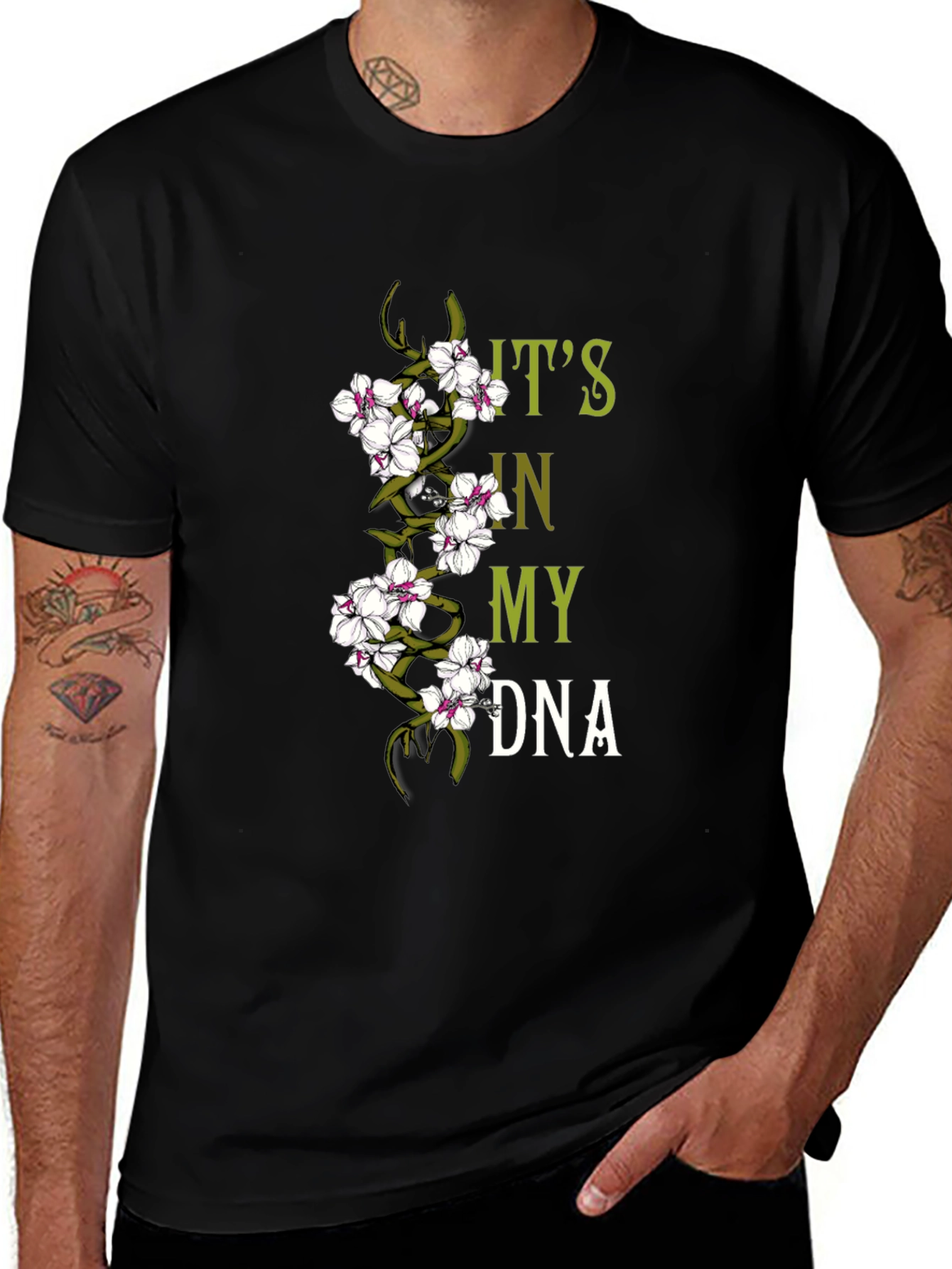 Its in My DNA Floral T-Shirt