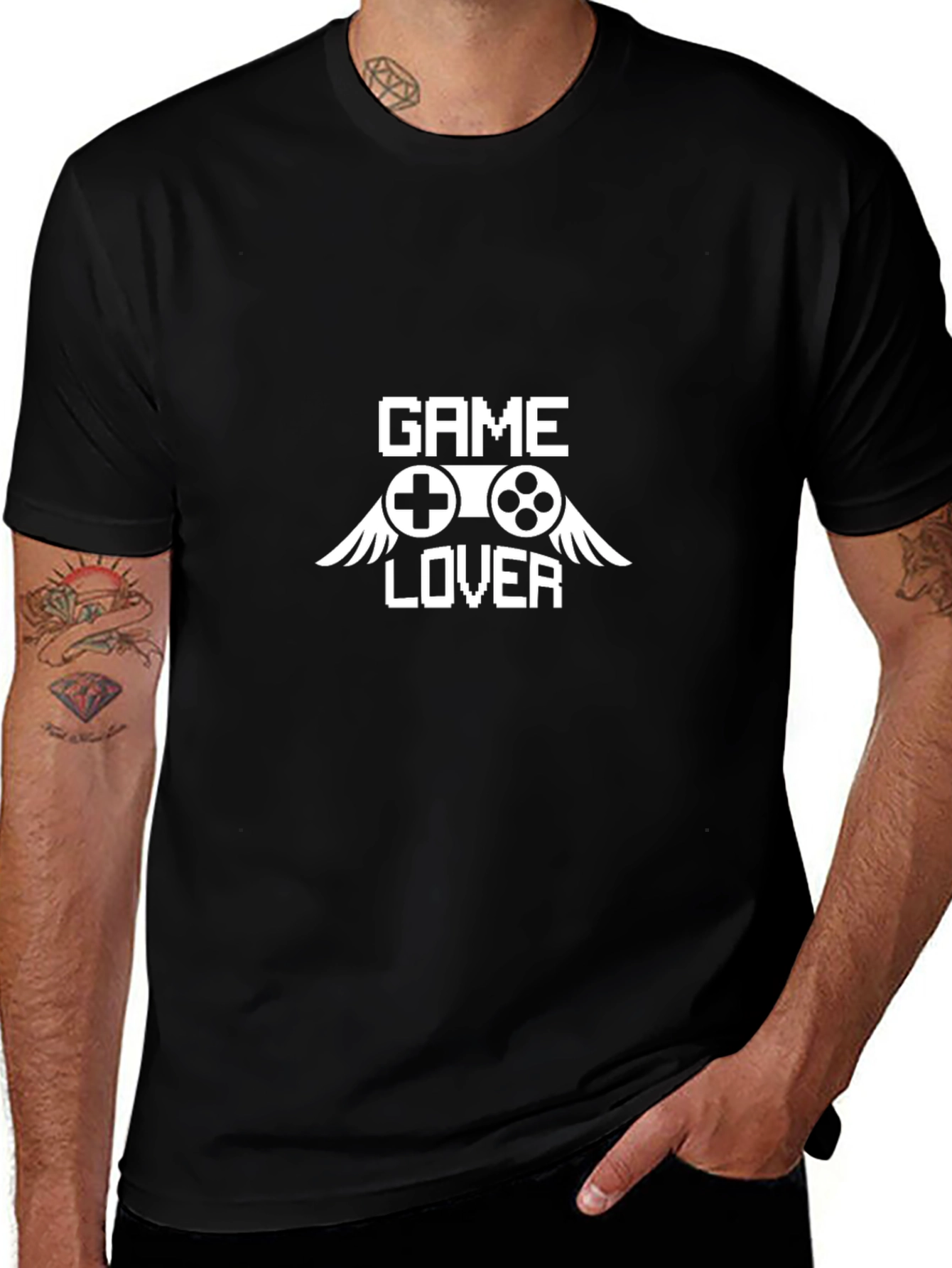 Game Lover T-Shirt - Black Gaming Tee