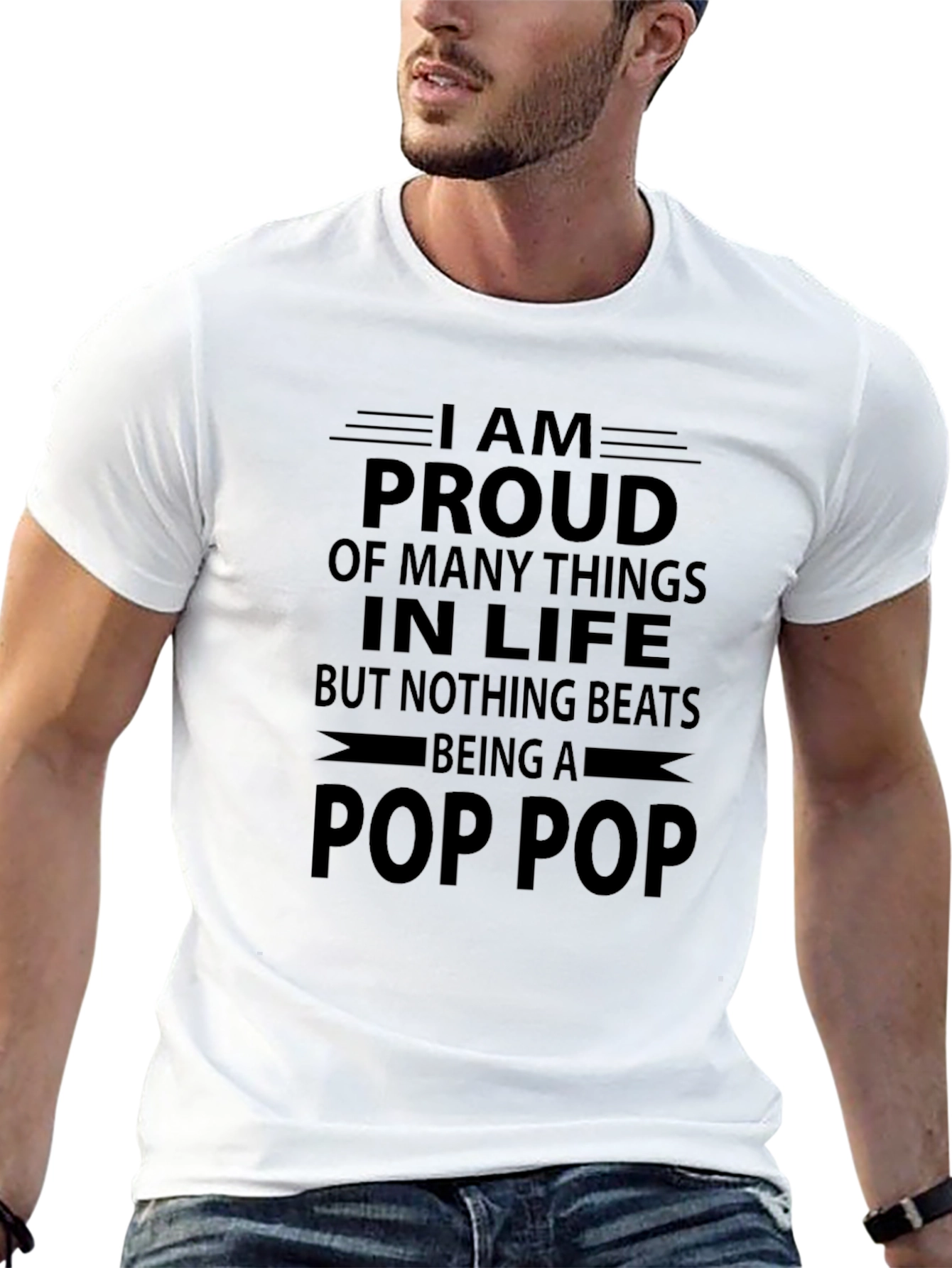Proud Pop Pop T-Shirt - Family Gift