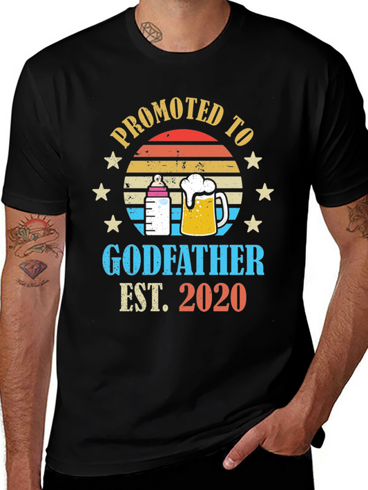 Promoted to Godfather Est. 2020 T-Shirt