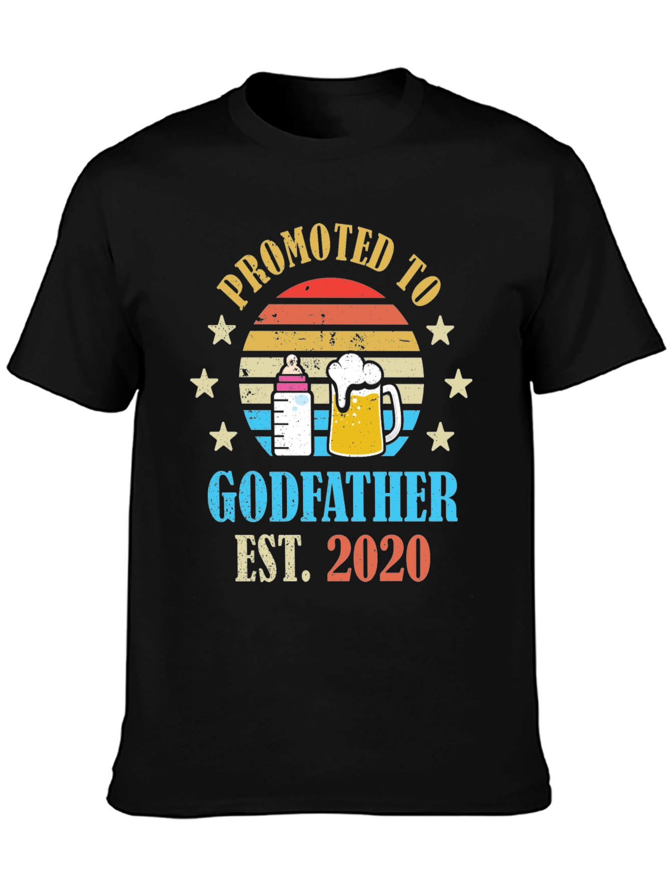 Promoted to Godfather Est. 2020 T-Shirt