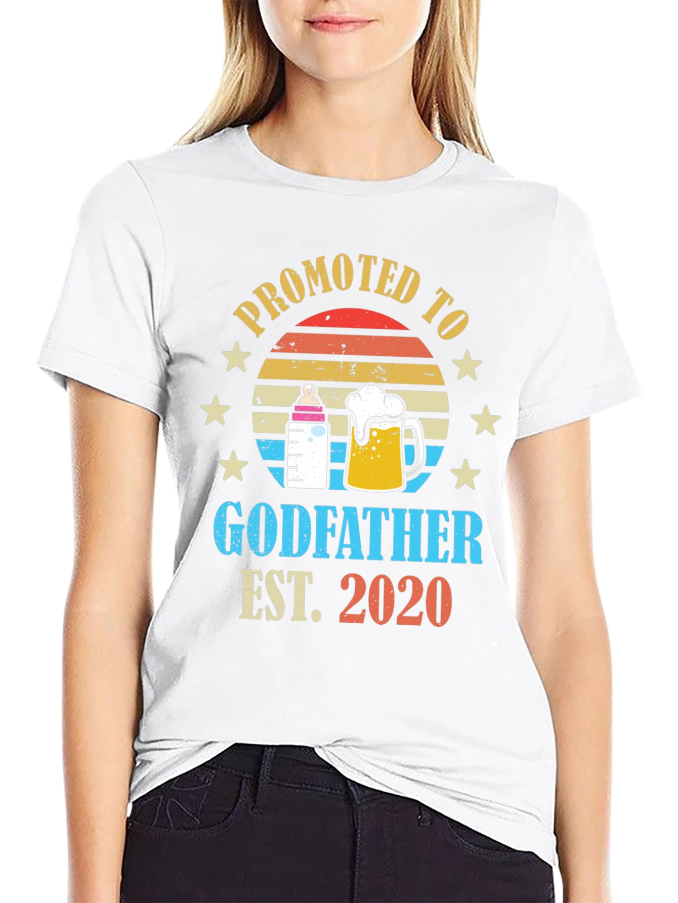 Promoted to Godfather Est. 2020 T-Shirt