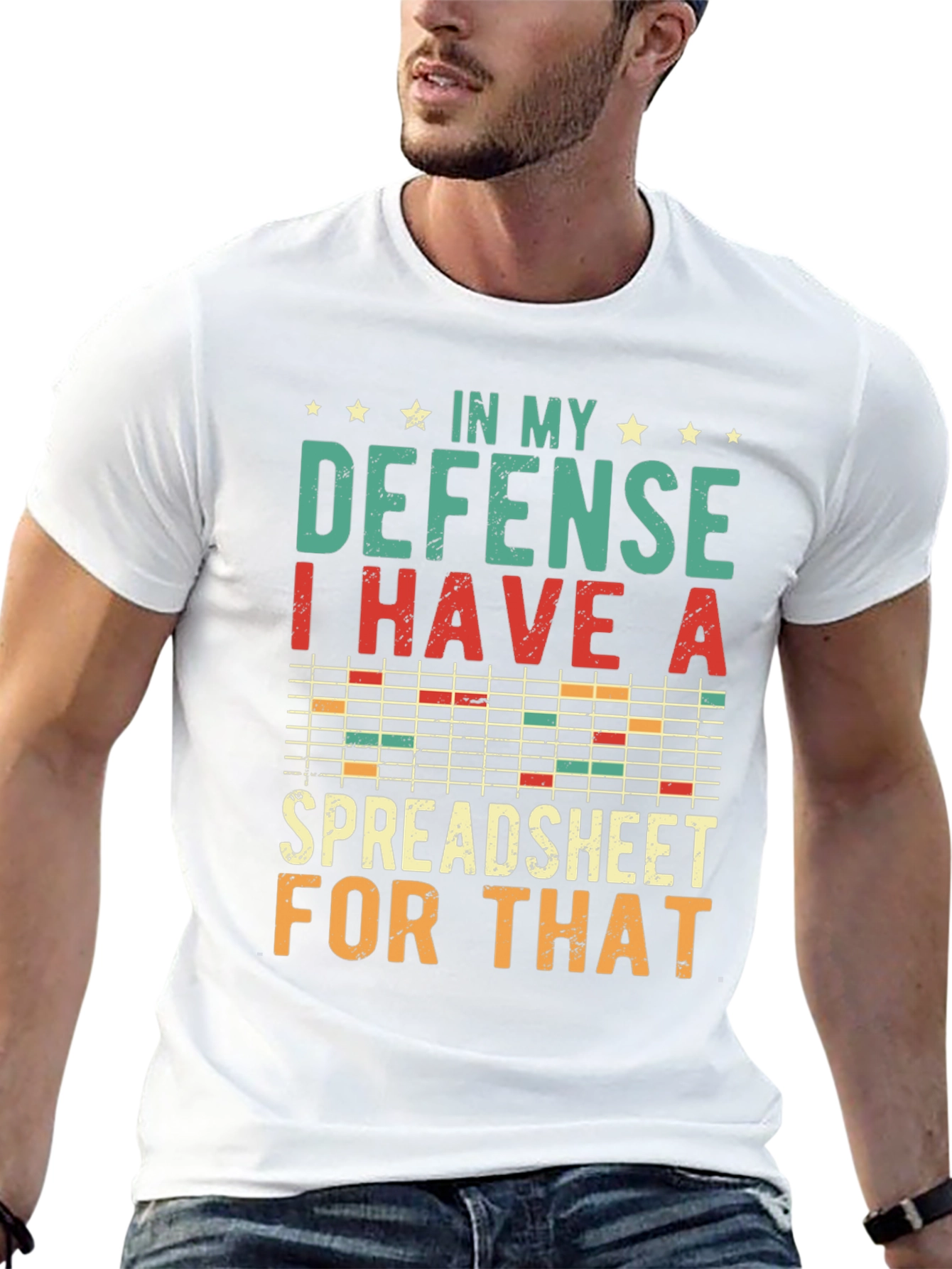 Spreadsheet Defense Graphic Tee