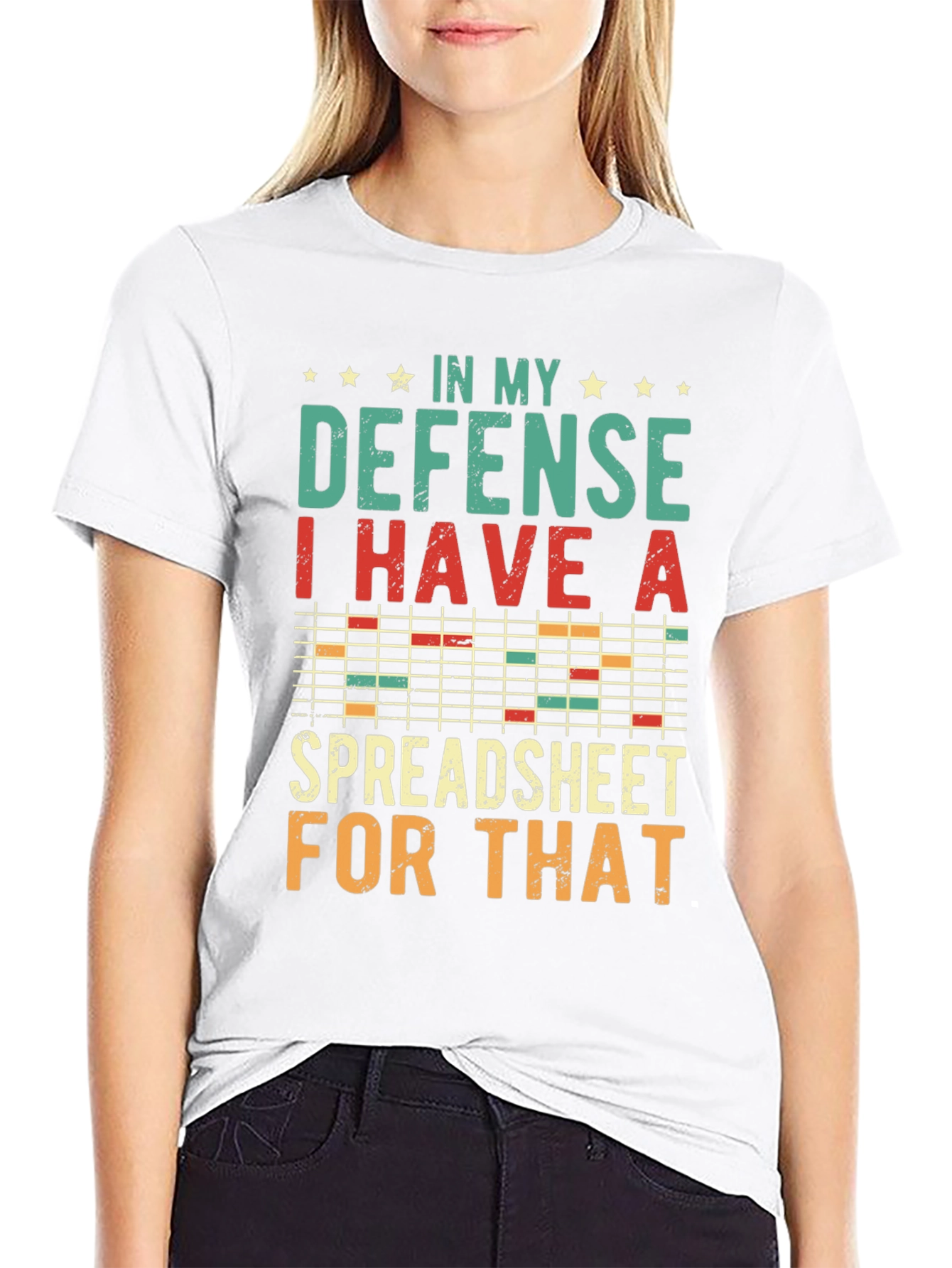 Spreadsheet Defense Graphic Tee