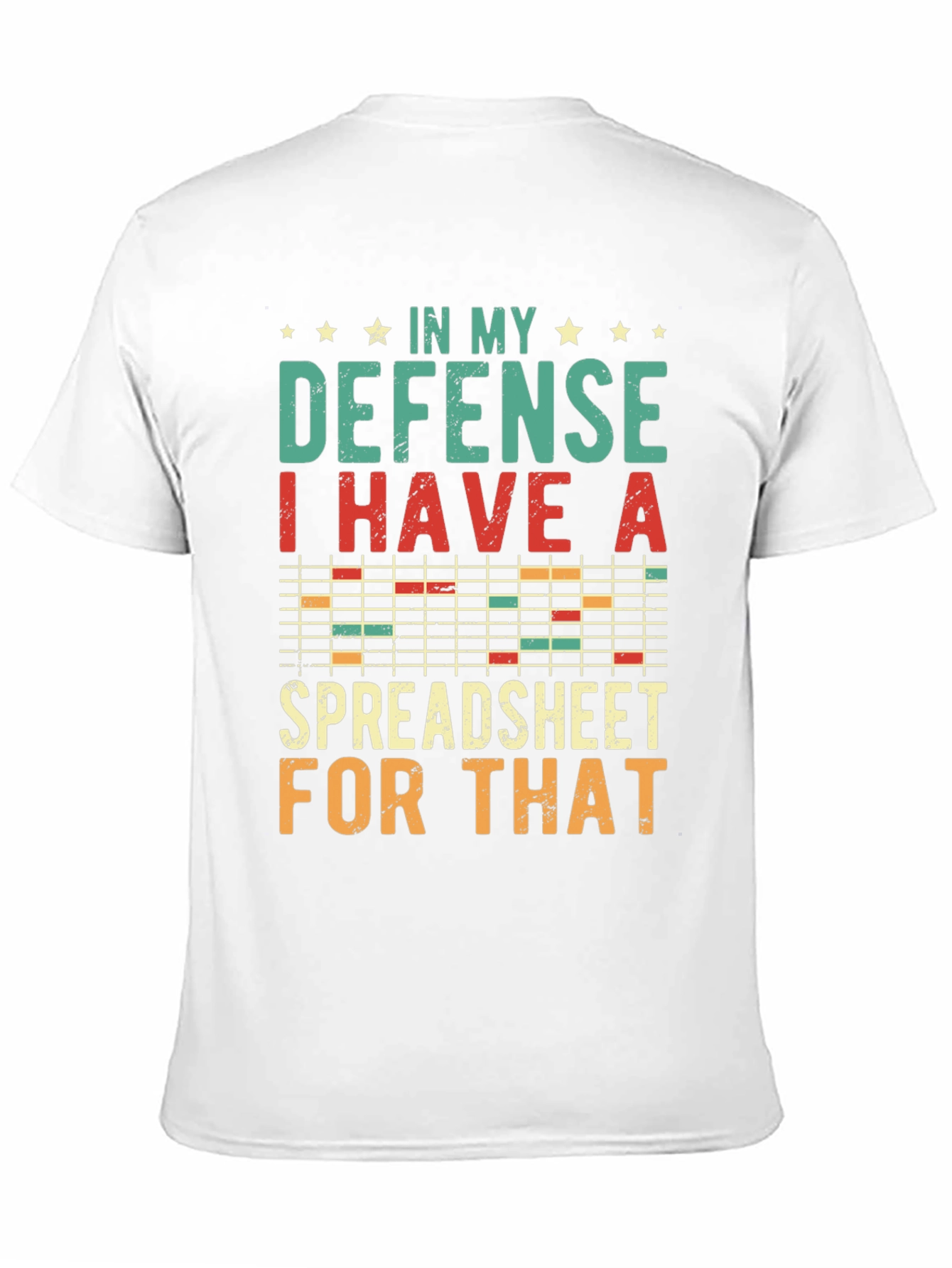 Spreadsheet Defense Graphic Tee