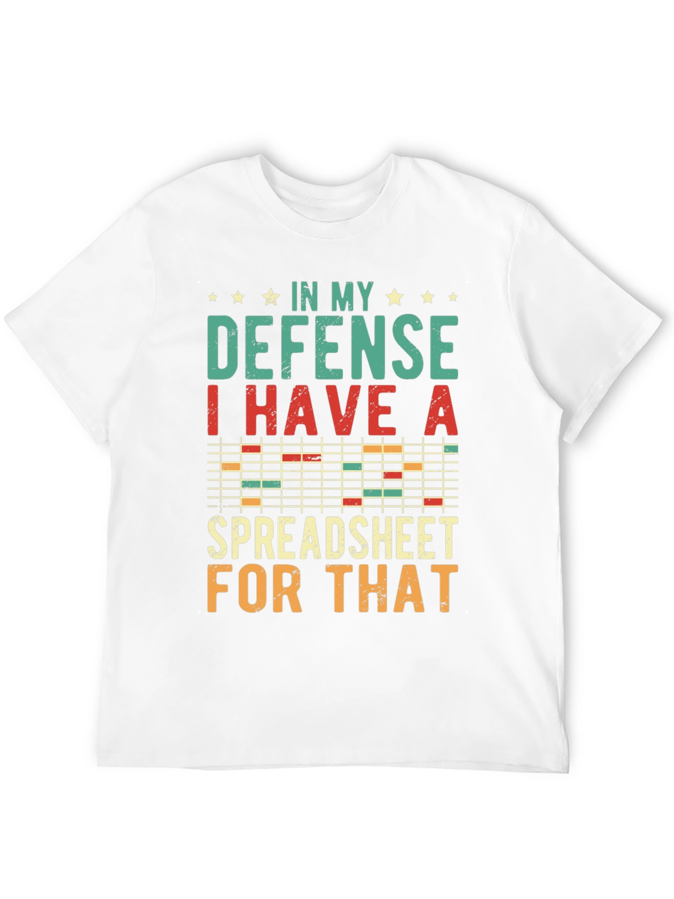 Spreadsheet Defense Graphic Tee