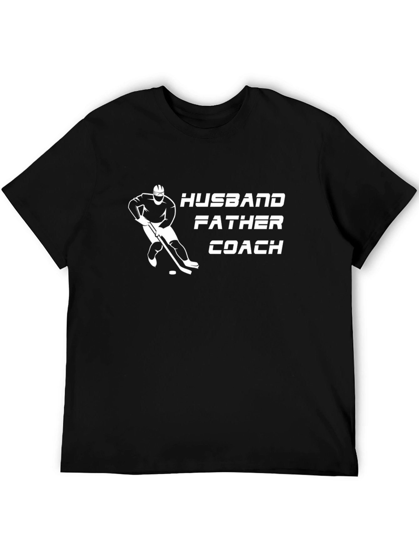 Husband Father Coach Hockey T-Shirt