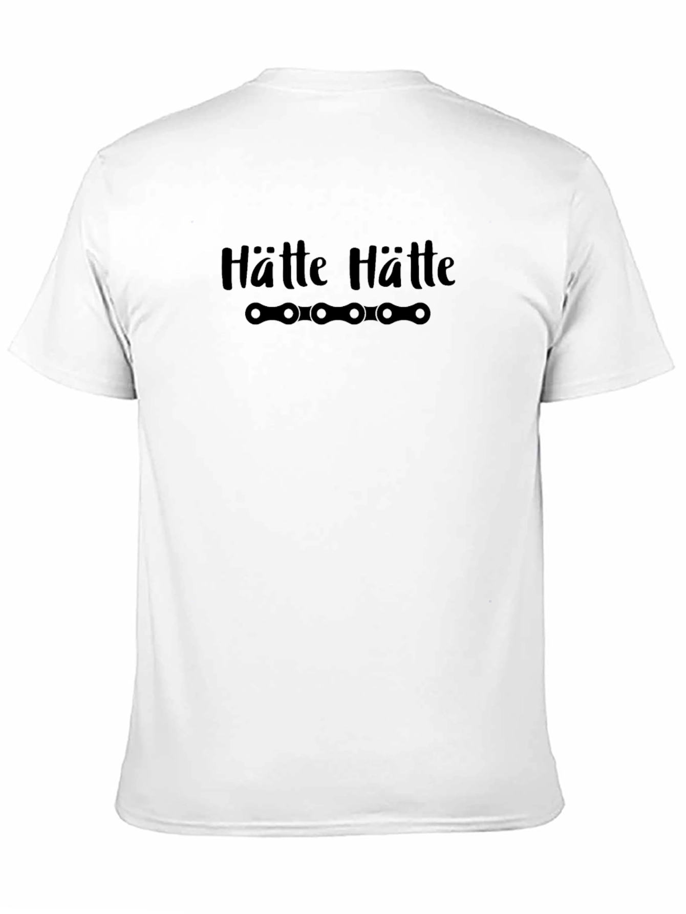 Hätte Hätte Bike Chain T-Shirt - Black Graphic Tee