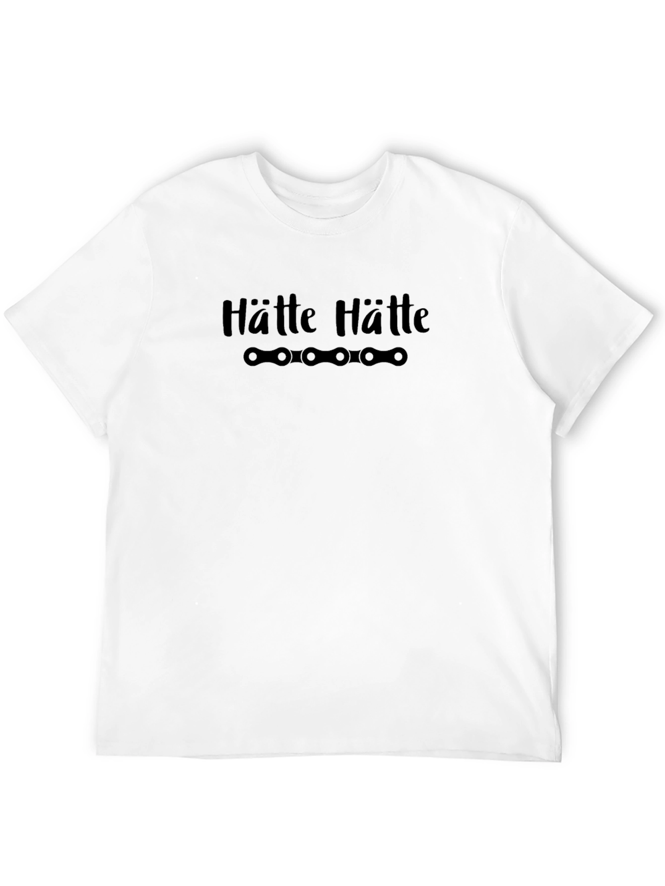 Hätte Hätte Bike Chain T-Shirt - Black Graphic Tee
