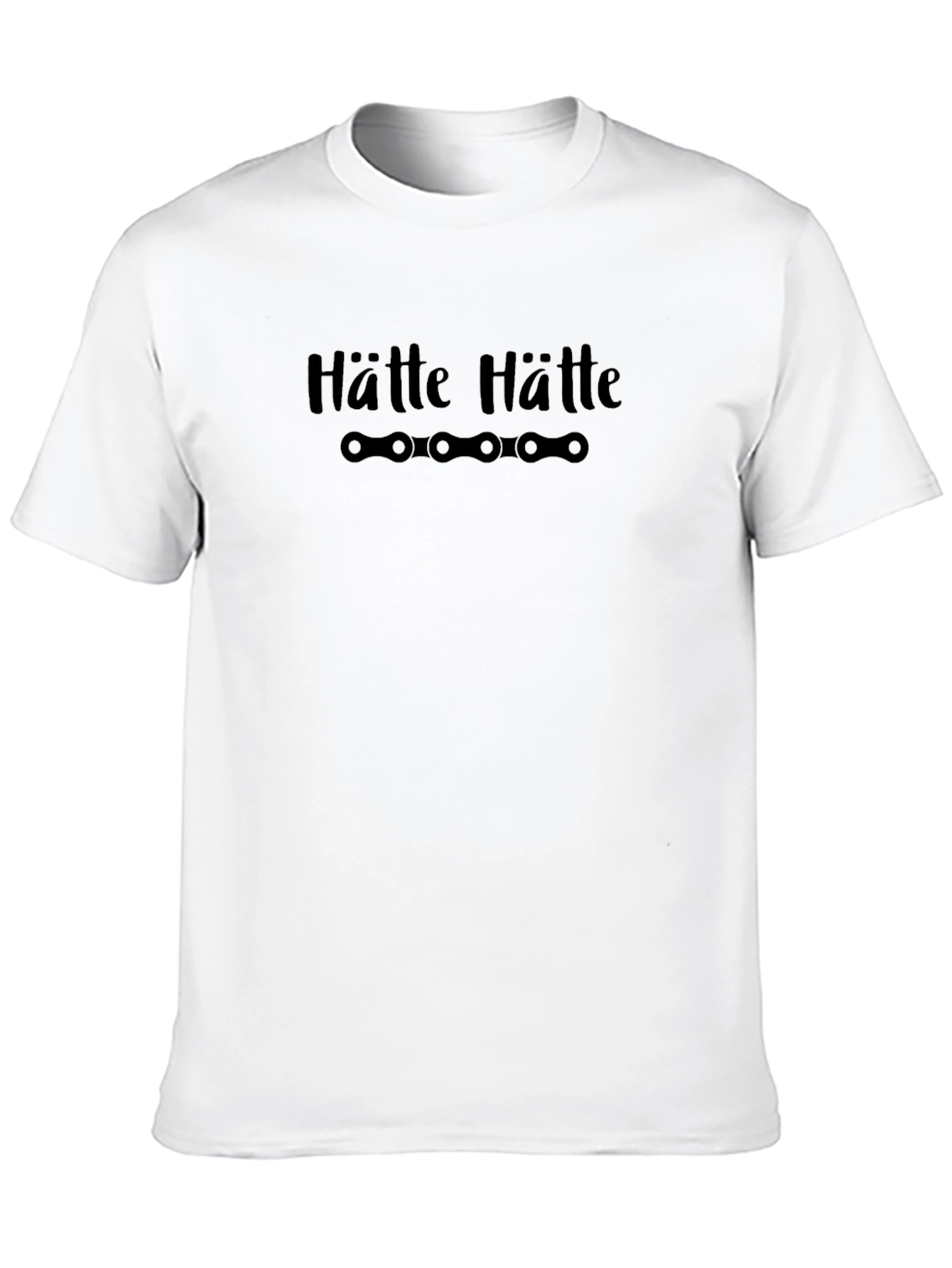Hätte Hätte Bike Chain T-Shirt - Black Graphic Tee