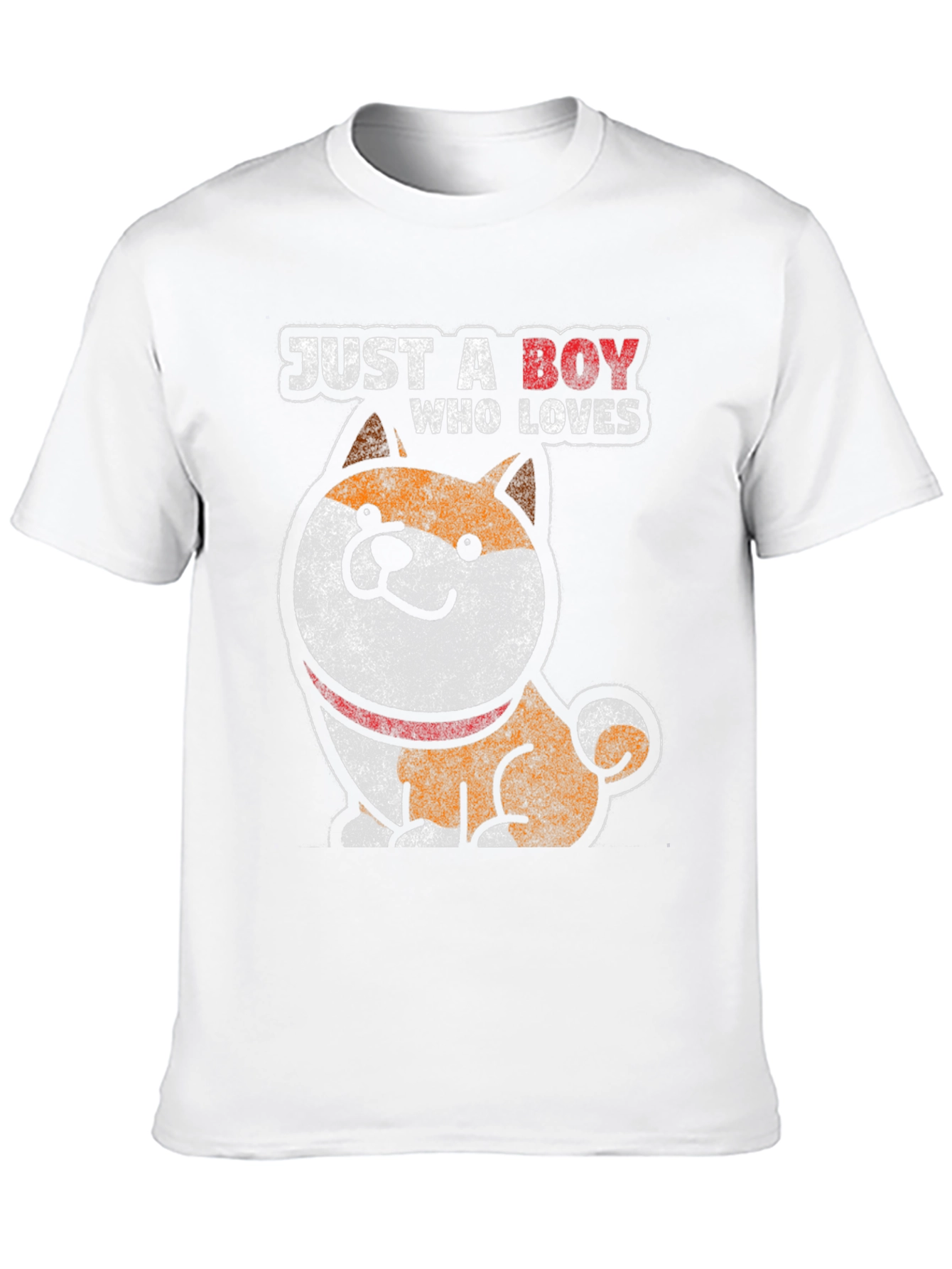 Just A Boy Who Loves Dogs Graphic Tee