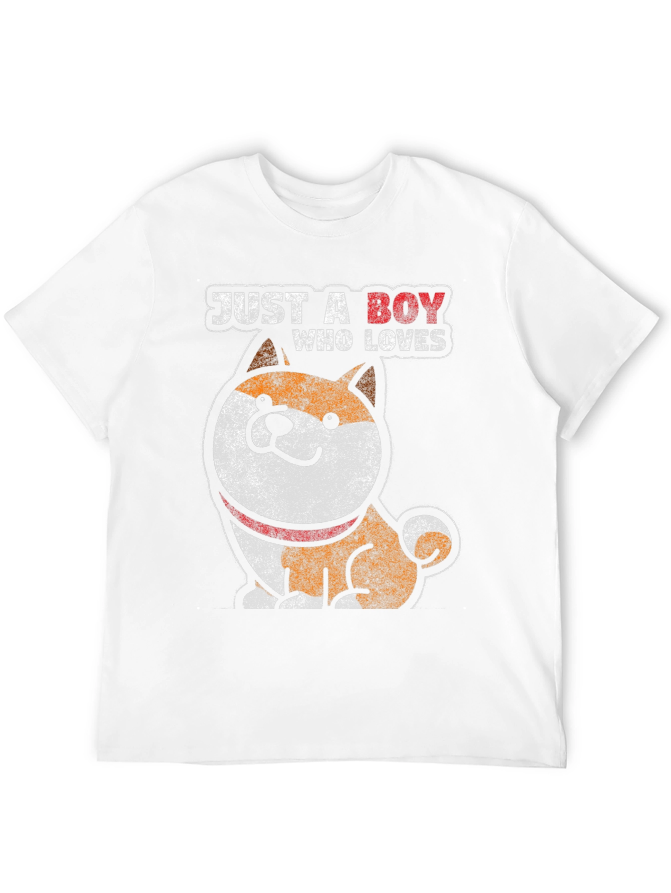 Just A Boy Who Loves Dogs Graphic Tee