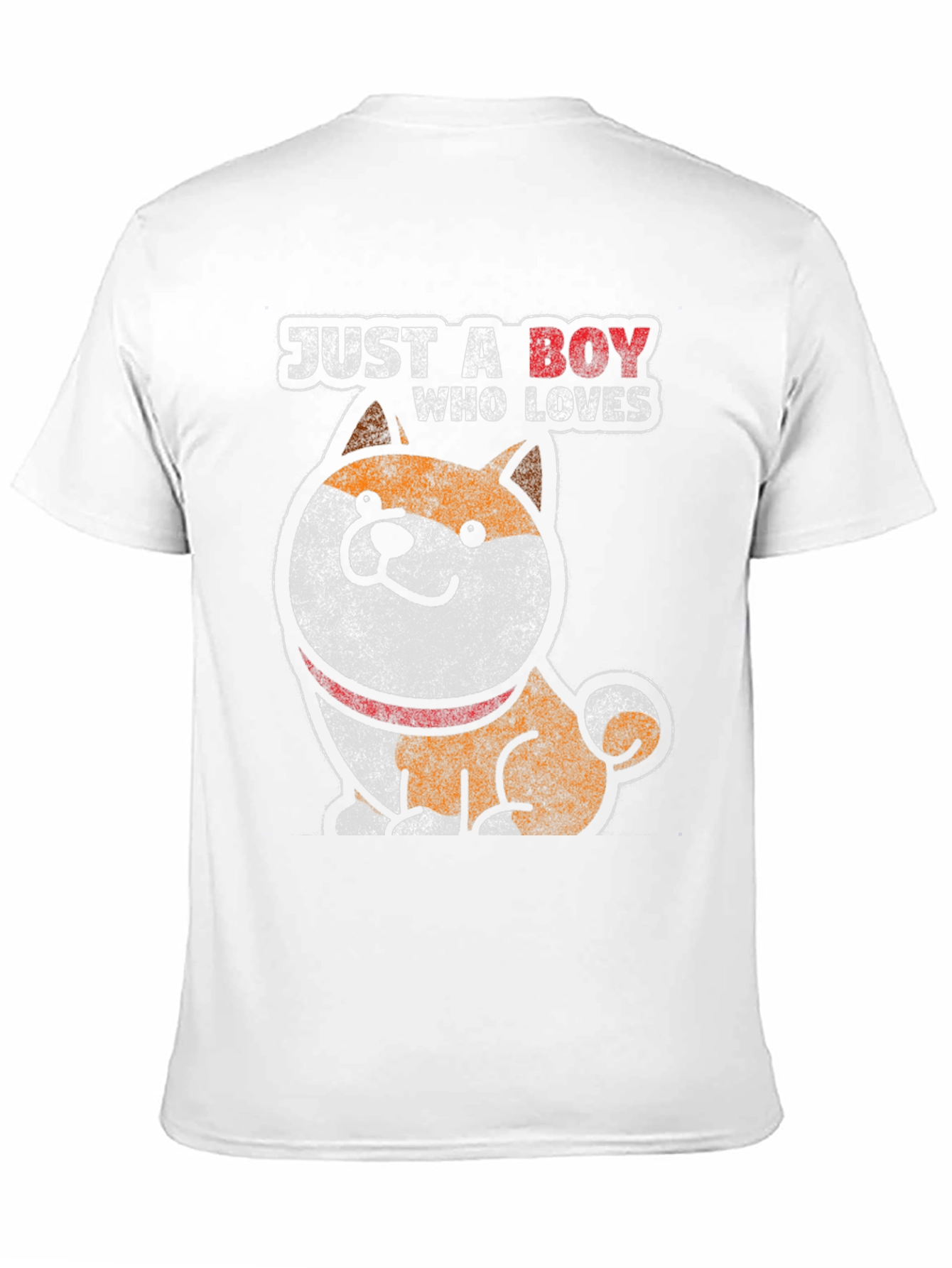 Just A Boy Who Loves Dogs Graphic Tee