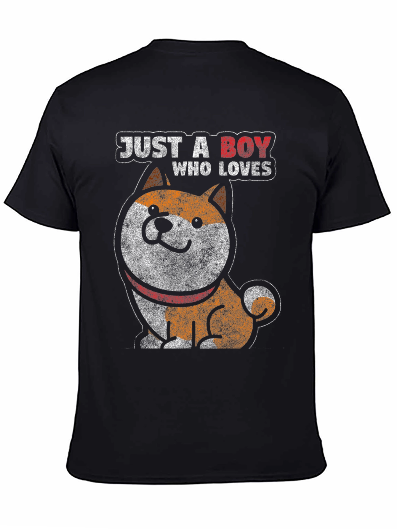 Just A Boy Who Loves Dogs Graphic Tee