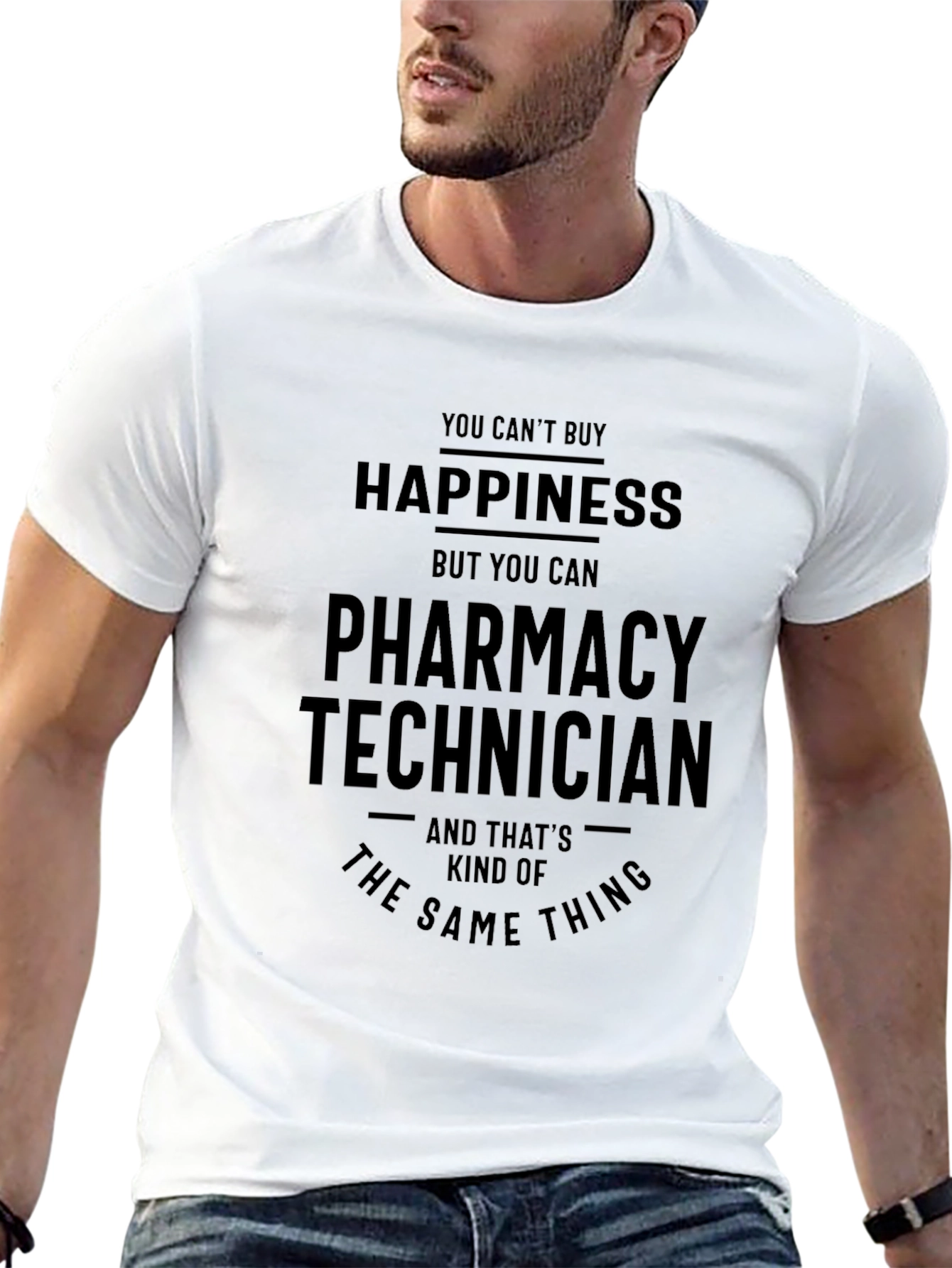 Pharmacy Technician Happiness Graphic Tee