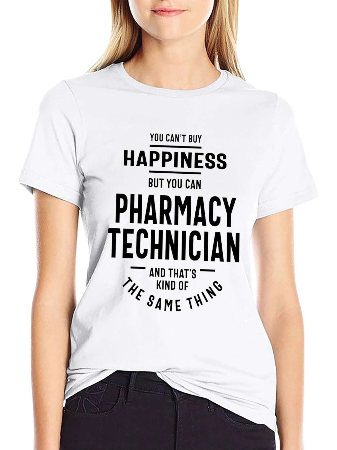 Pharmacy Technician Happiness Graphic Tee