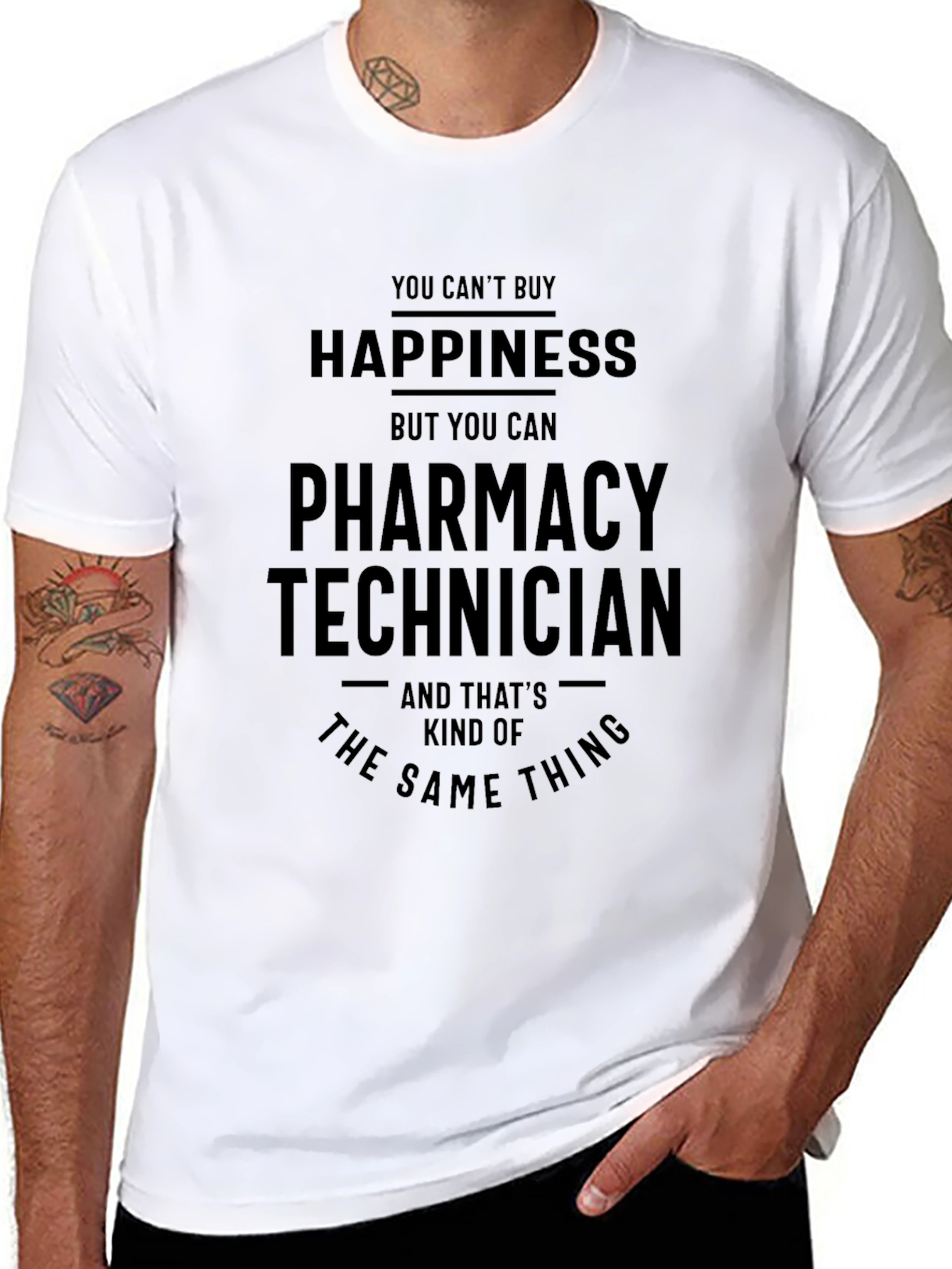 Pharmacy Technician Happiness Graphic Tee