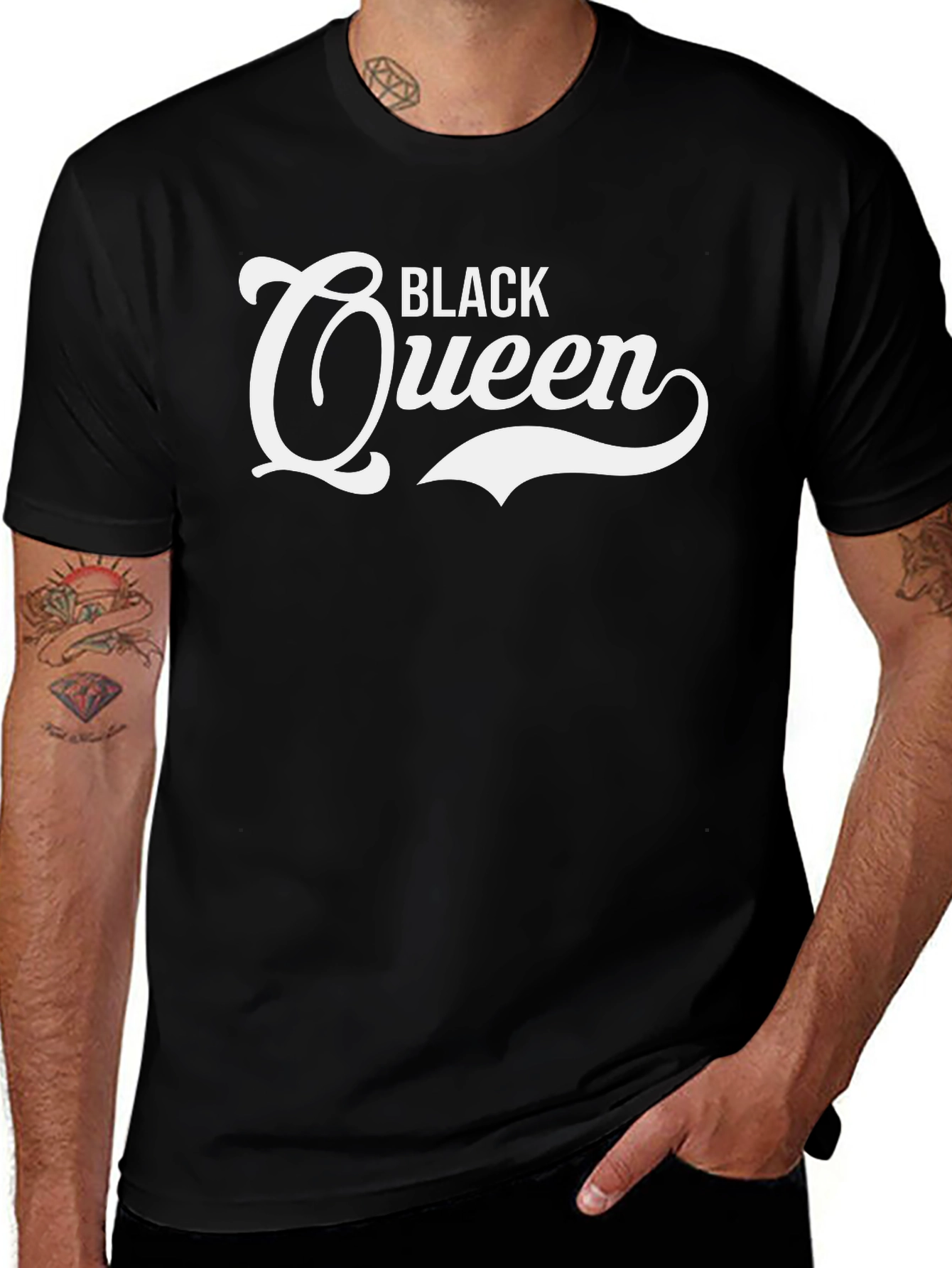 Black Queen Graphic Tee - Stylish Casual Wear