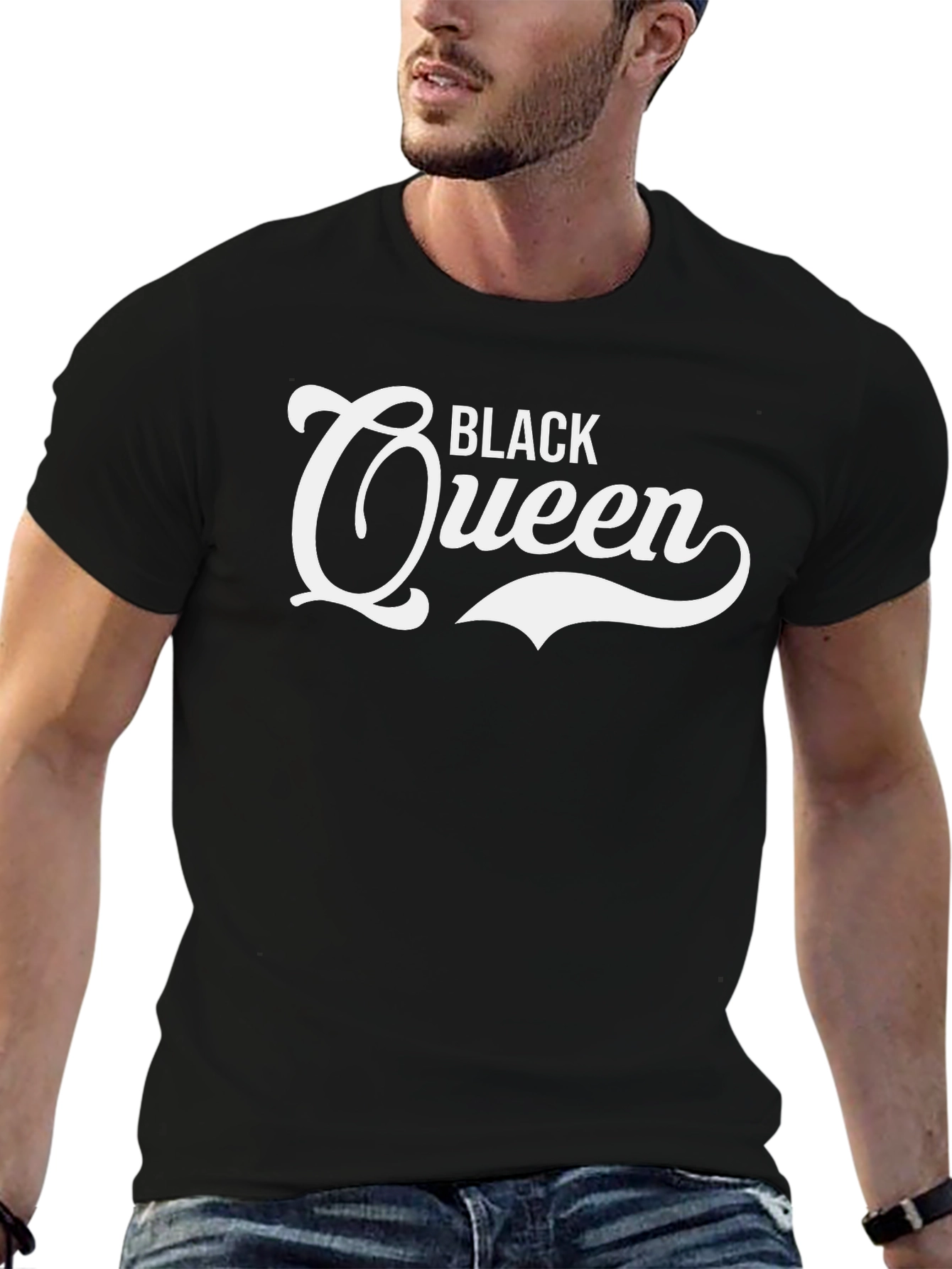 Black Queen Graphic Tee - Stylish Casual Wear