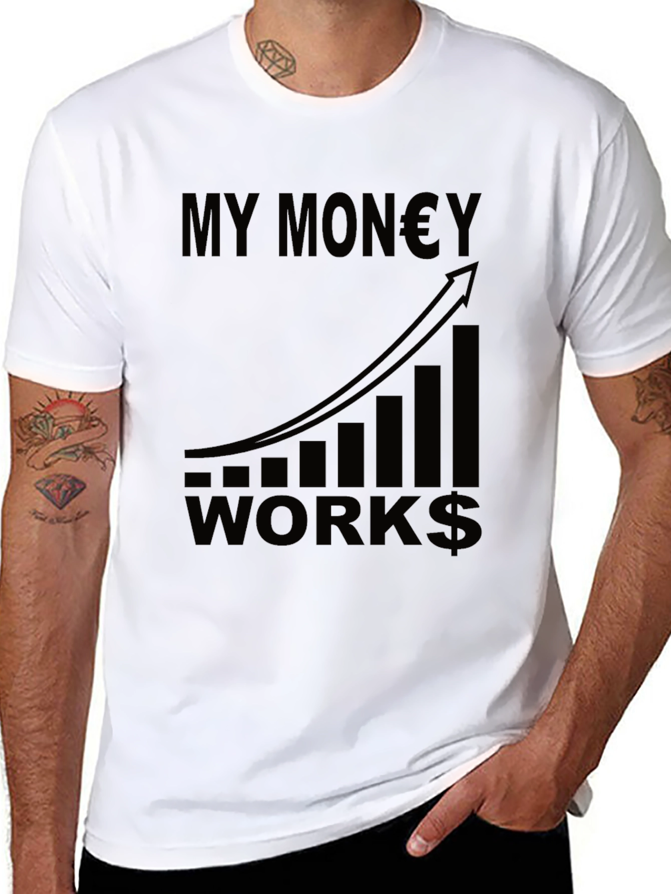 My Money Works Graphic Tee