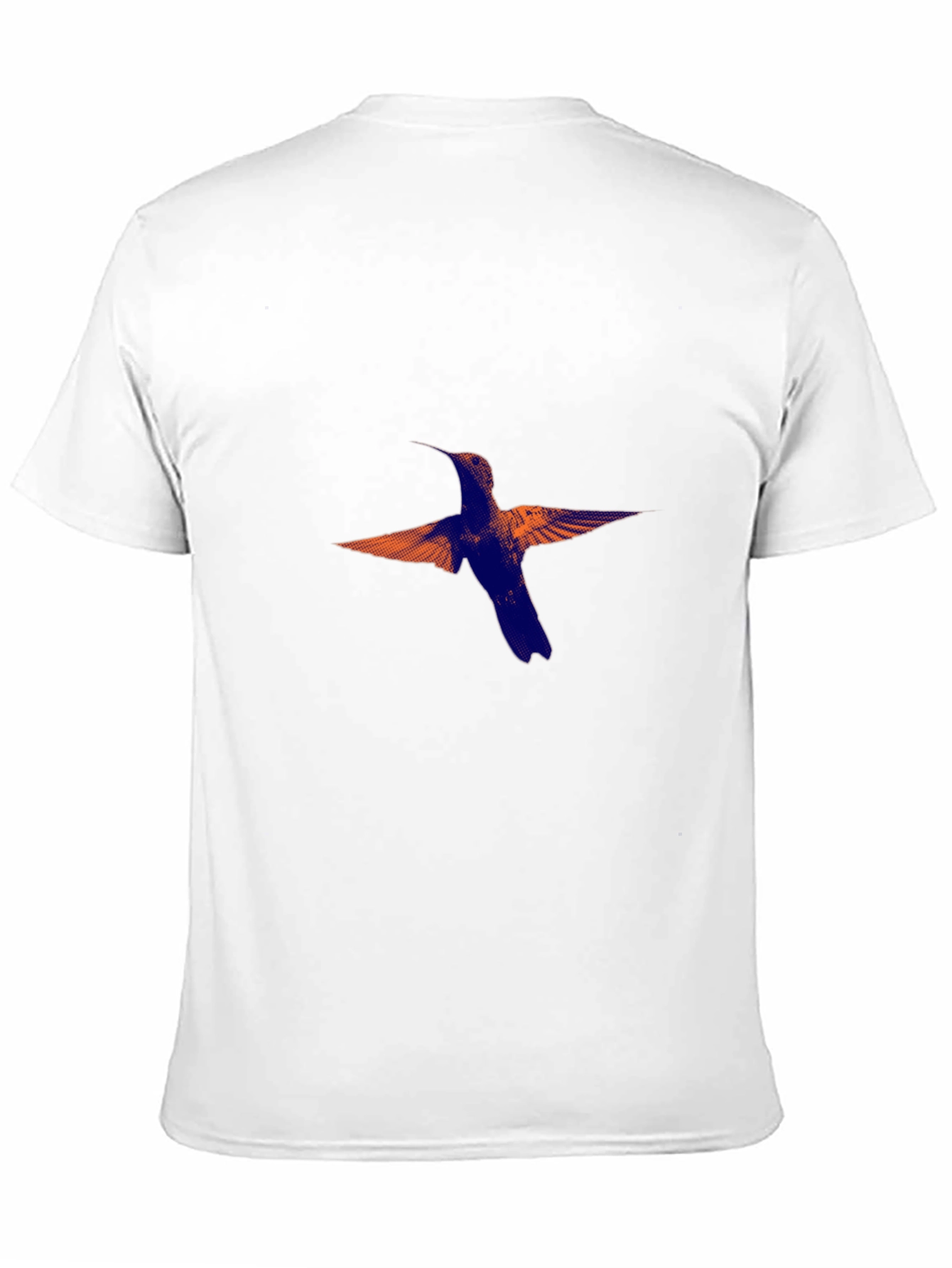Hummingbird Print Black T-Shirt
