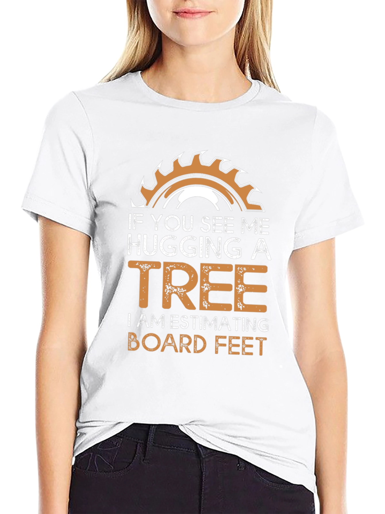 Hug a Tree Woodworker Humor T-Shirt