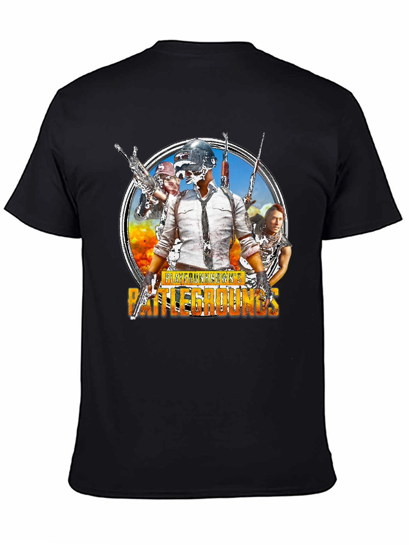 PUBG Battlegrounds Black T-Shirt