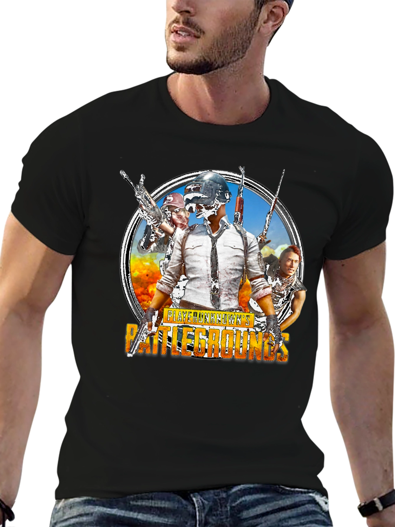 PUBG Battlegrounds Black T-Shirt