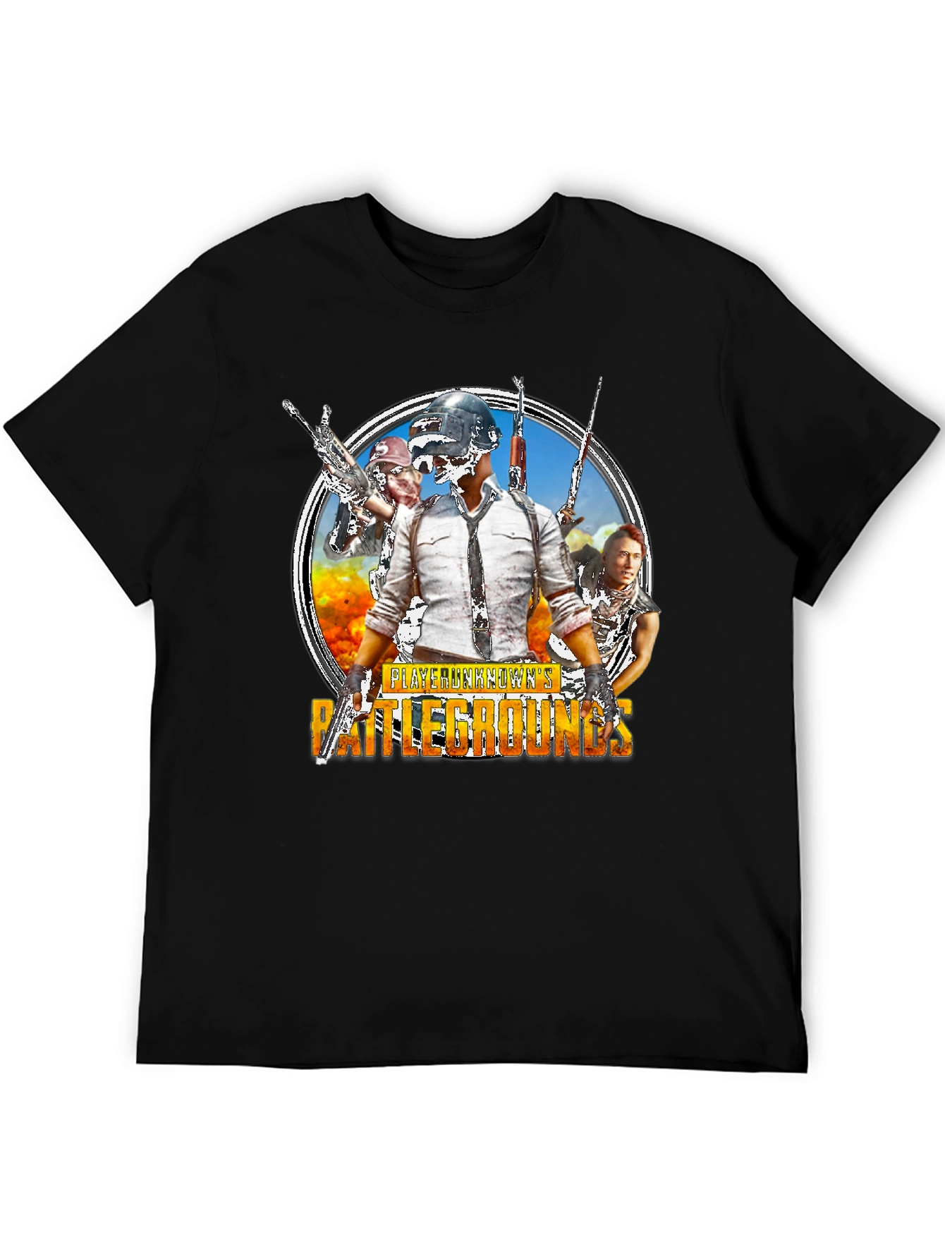 PUBG Battlegrounds Black T-Shirt