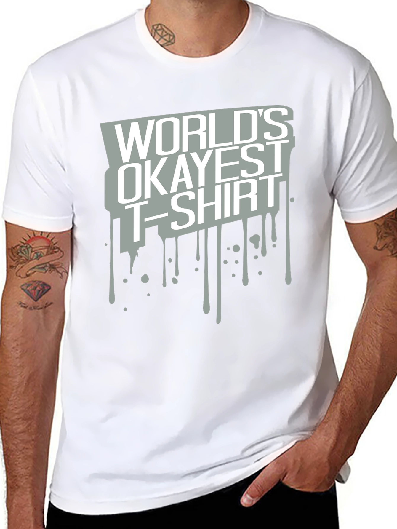 Worlds Okayest T-Shirt Graphic Tee