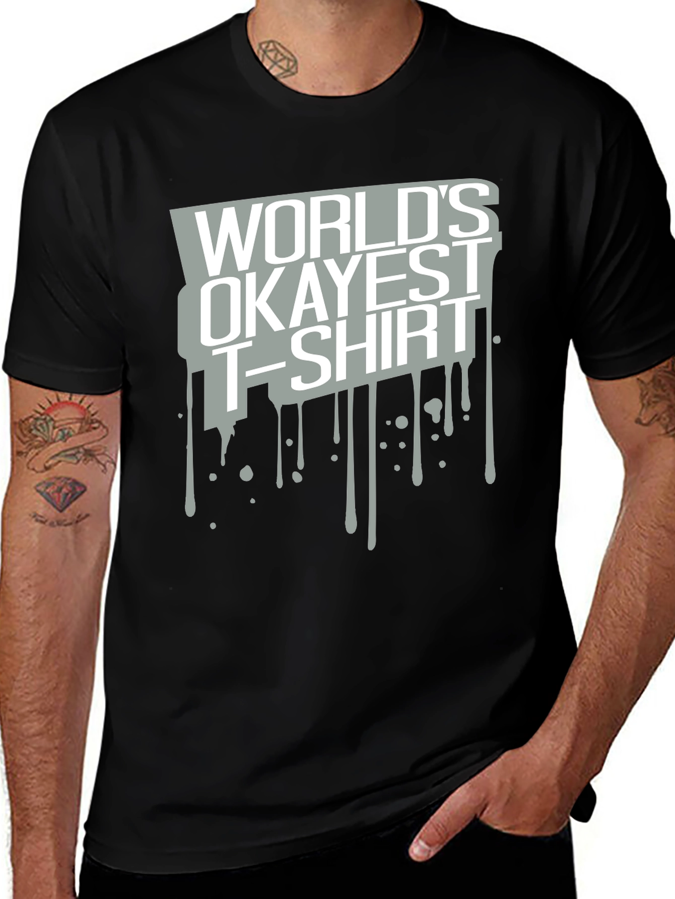 Worlds Okayest T-Shirt Graphic Tee