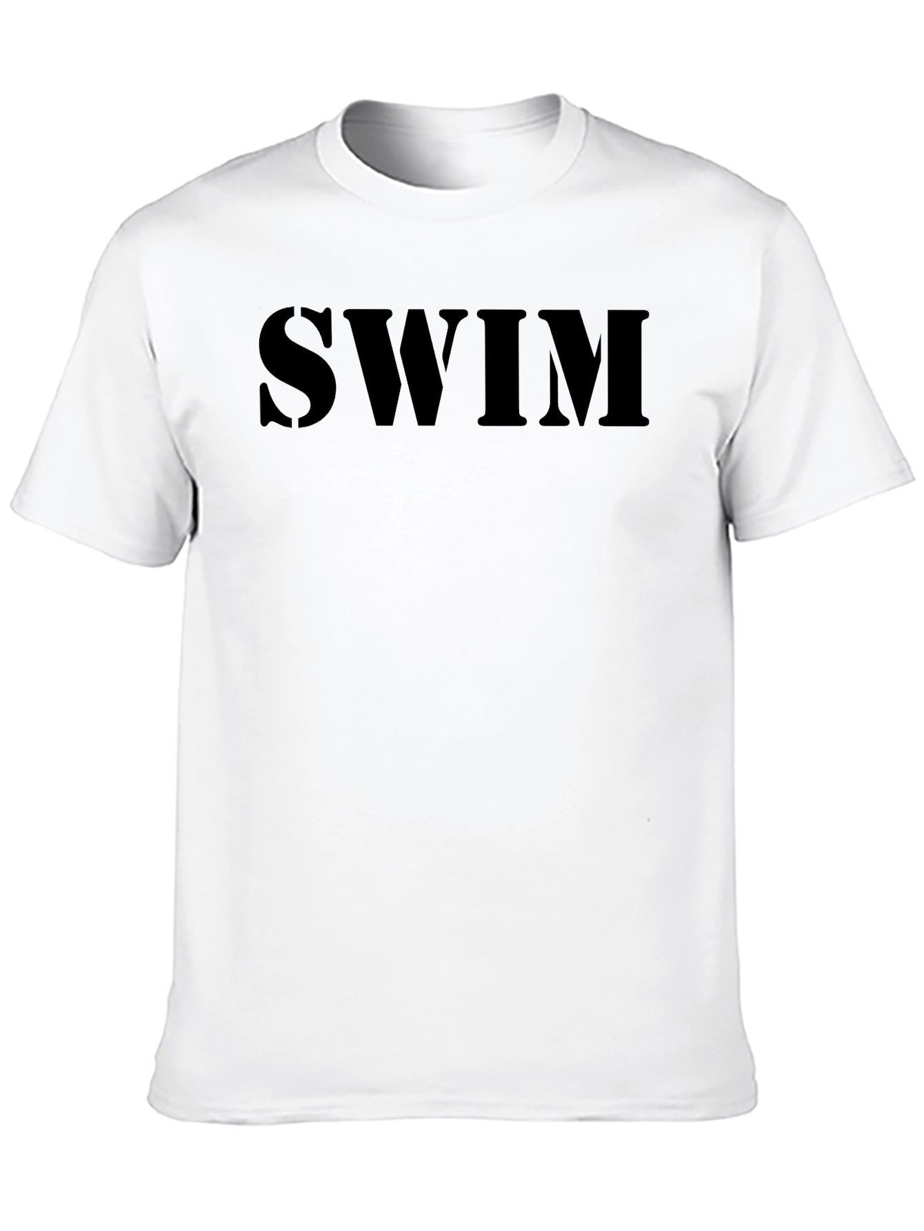 SWIM Graphic Print Black T-Shirt