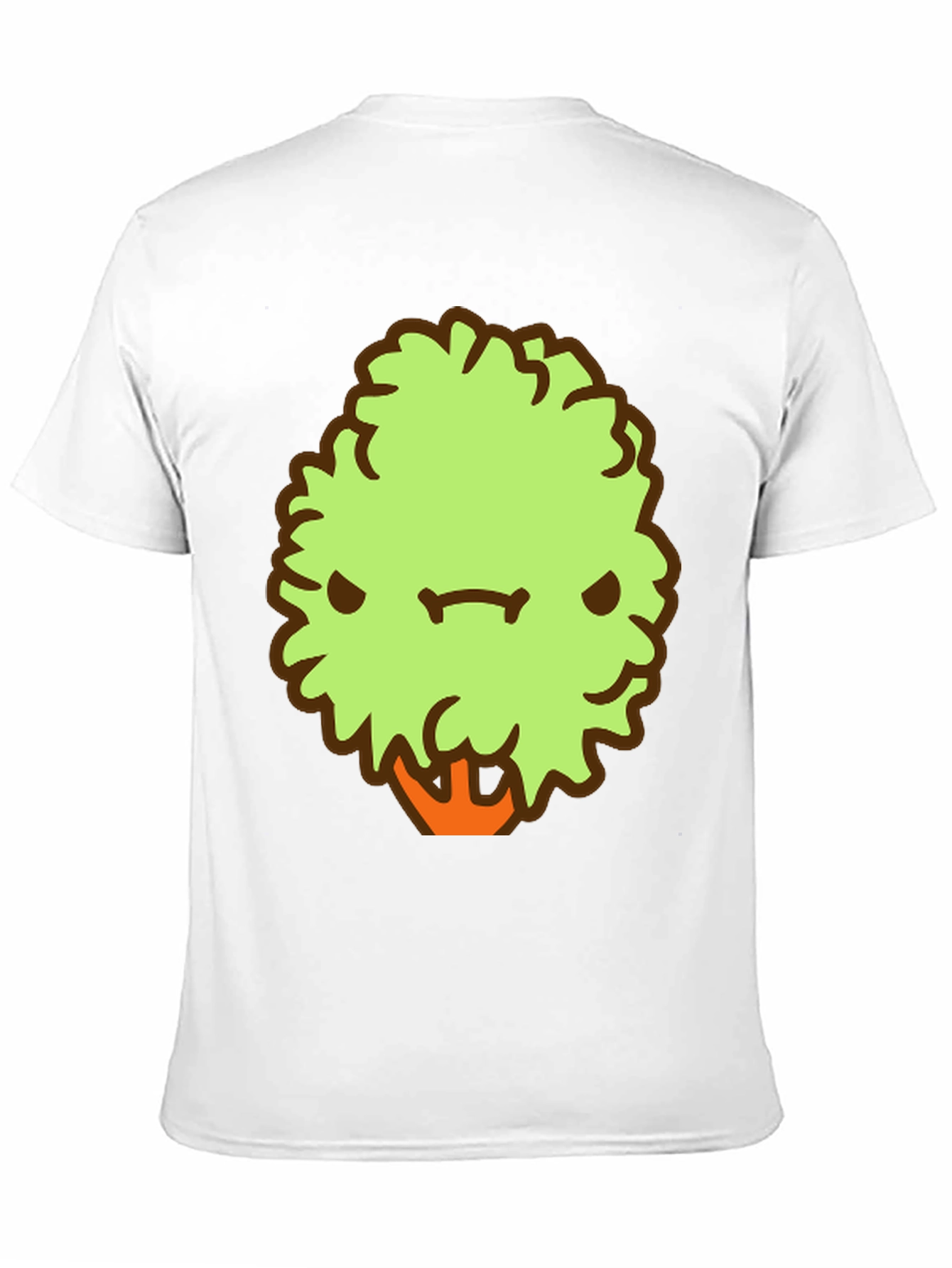 Grumpy Tree Graphic Tee - Mens Black Cotton T-Shirt