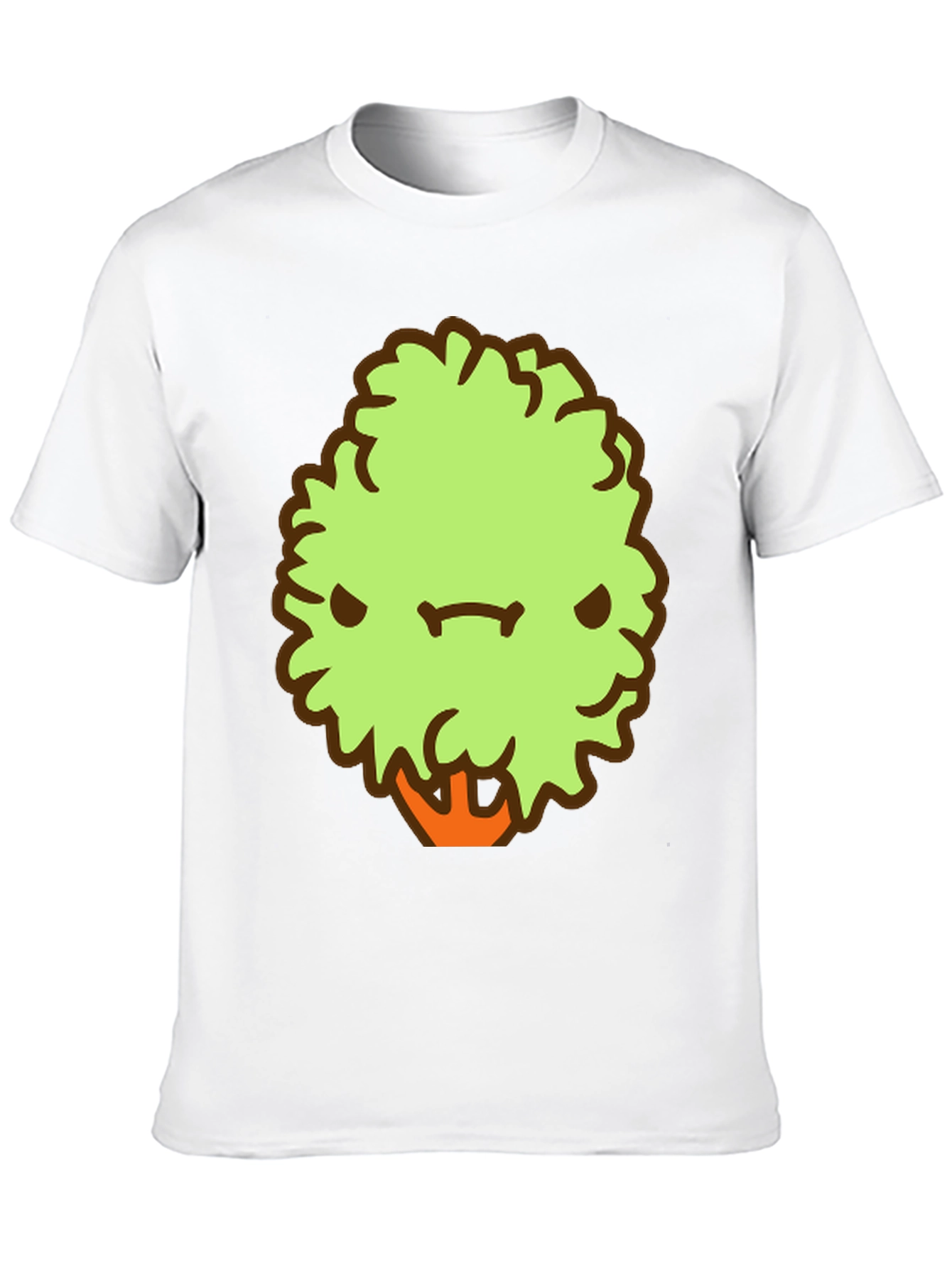 Grumpy Tree Graphic Tee - Mens Black Cotton T-Shirt