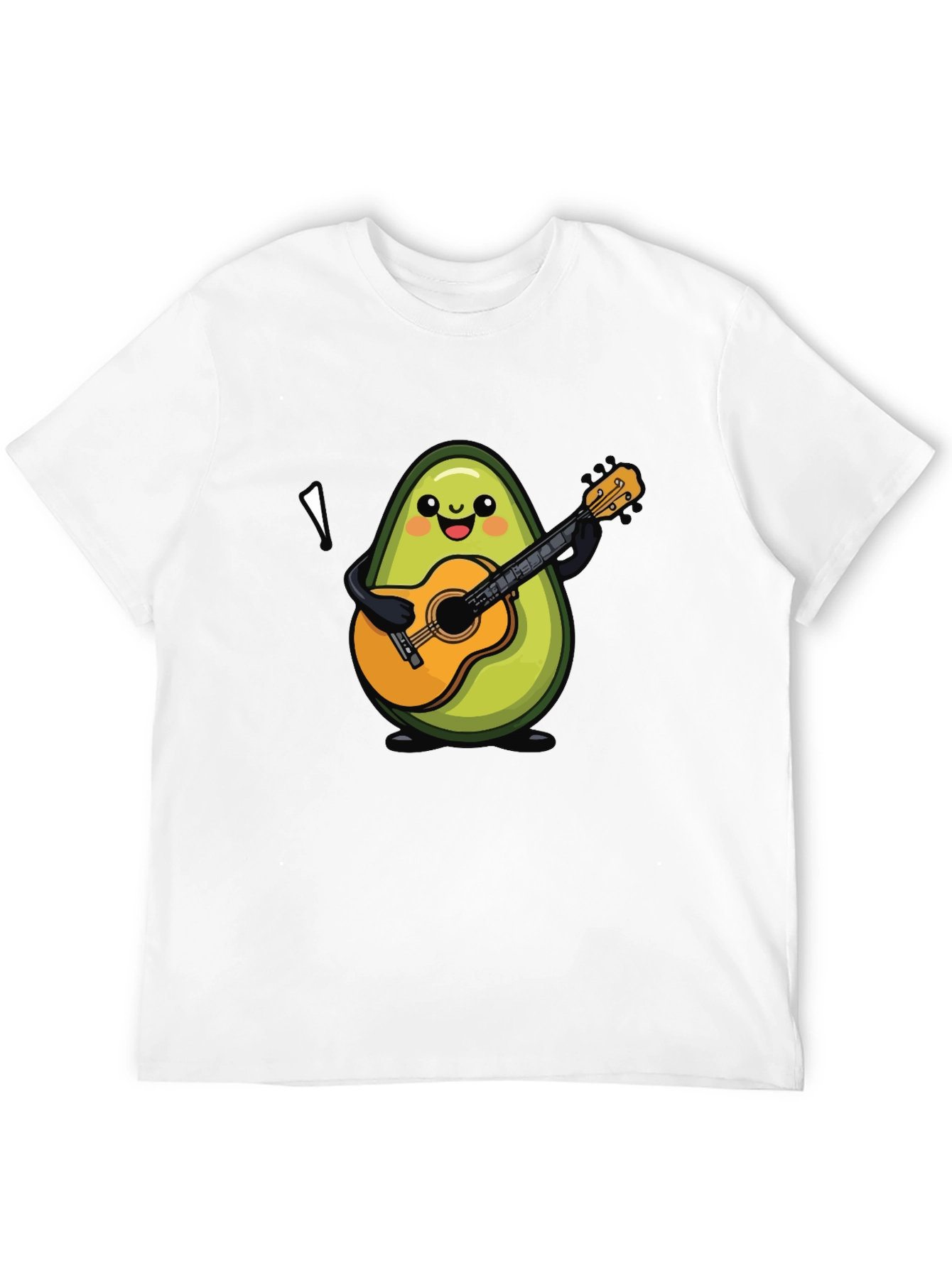 Avocado Guitar Player T-Shirt - Unique & Fun Design