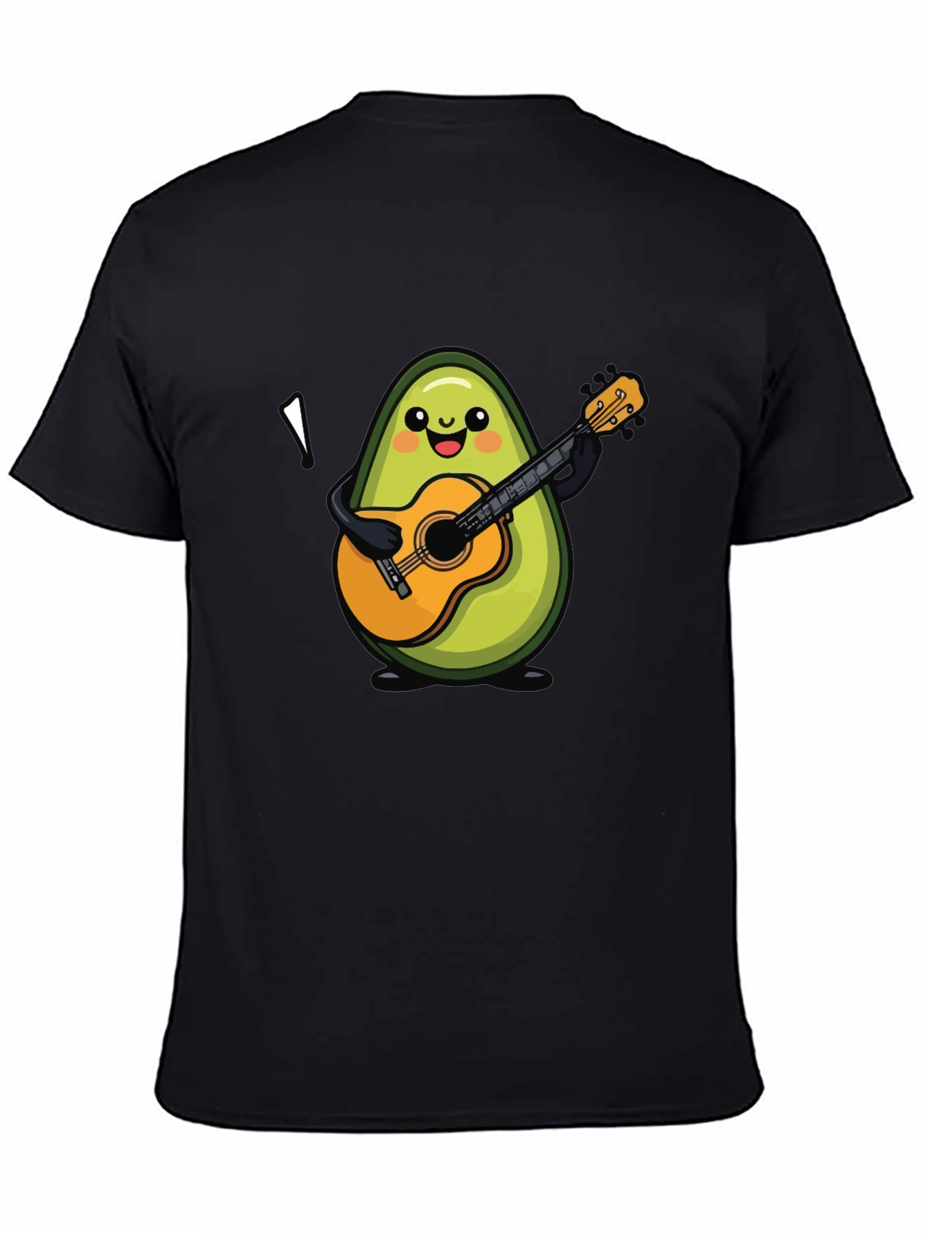 Avocado Guitar Player T-Shirt - Unique & Fun Design