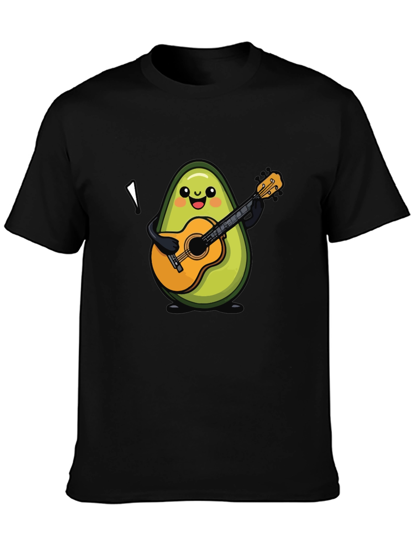 Avocado Guitar Player T-Shirt - Unique & Fun Design