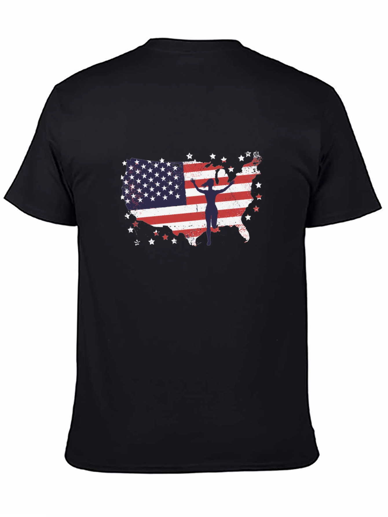 American Flag Gymnast USA Patriotic T-Shirt