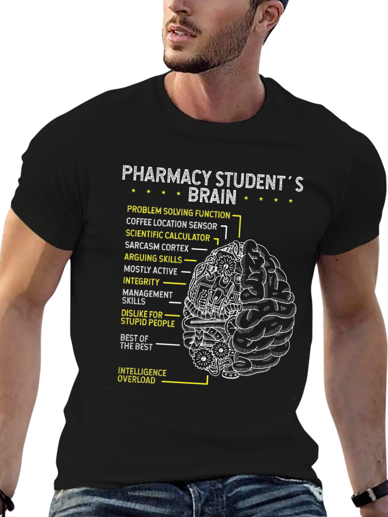 Pharmacy Students Brain T-Shirt