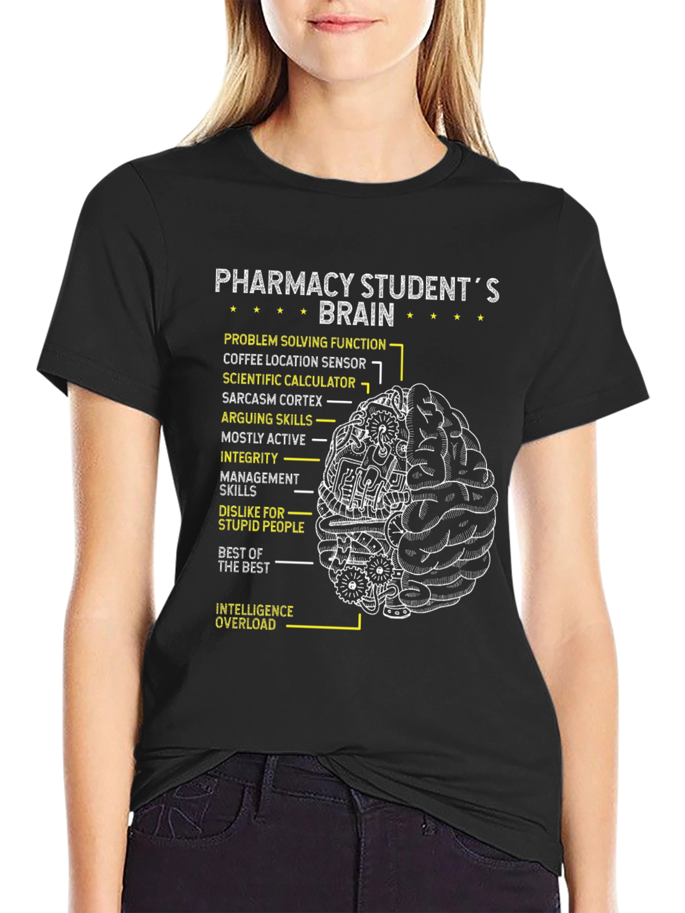 Pharmacy Students Brain T-Shirt