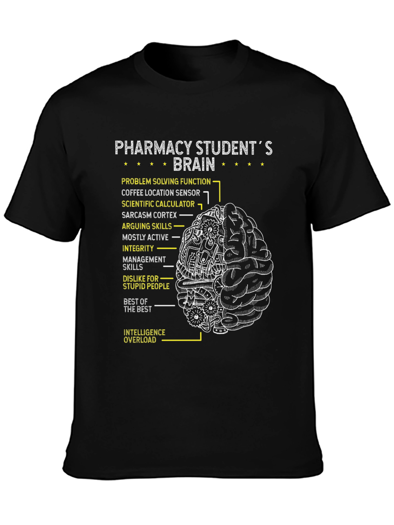 Pharmacy Students Brain T-Shirt