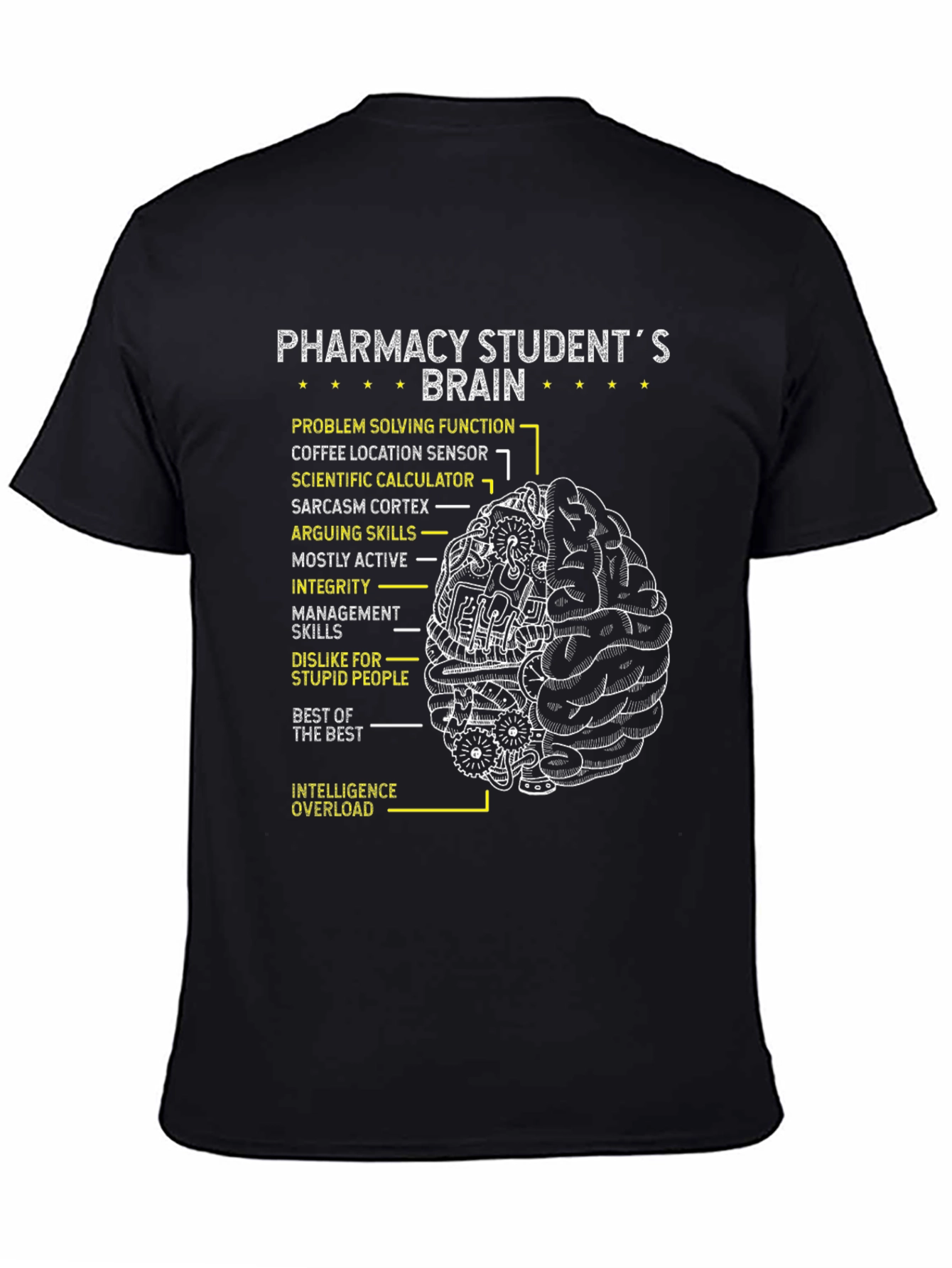 Pharmacy Students Brain T-Shirt