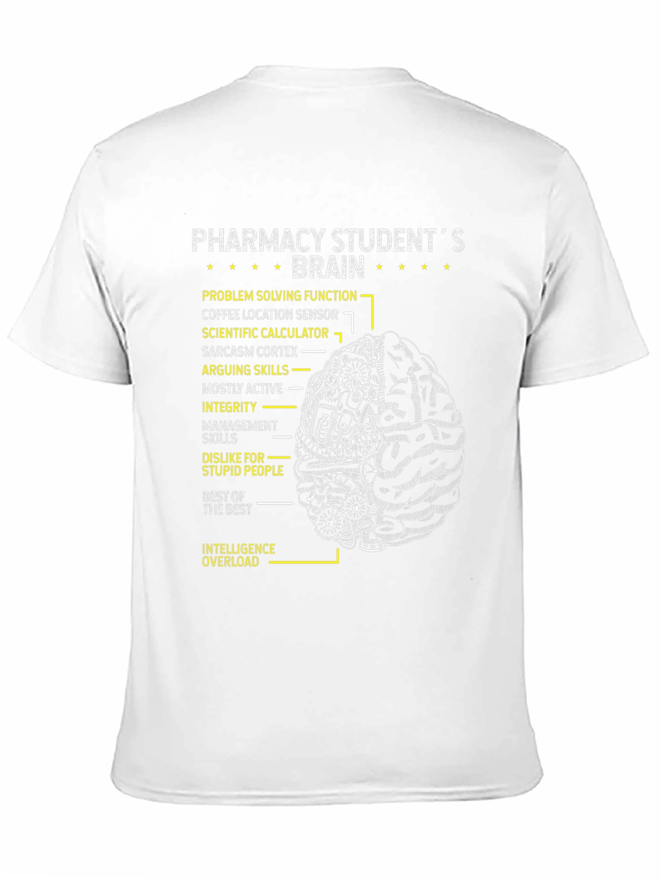 Pharmacy Students Brain T-Shirt