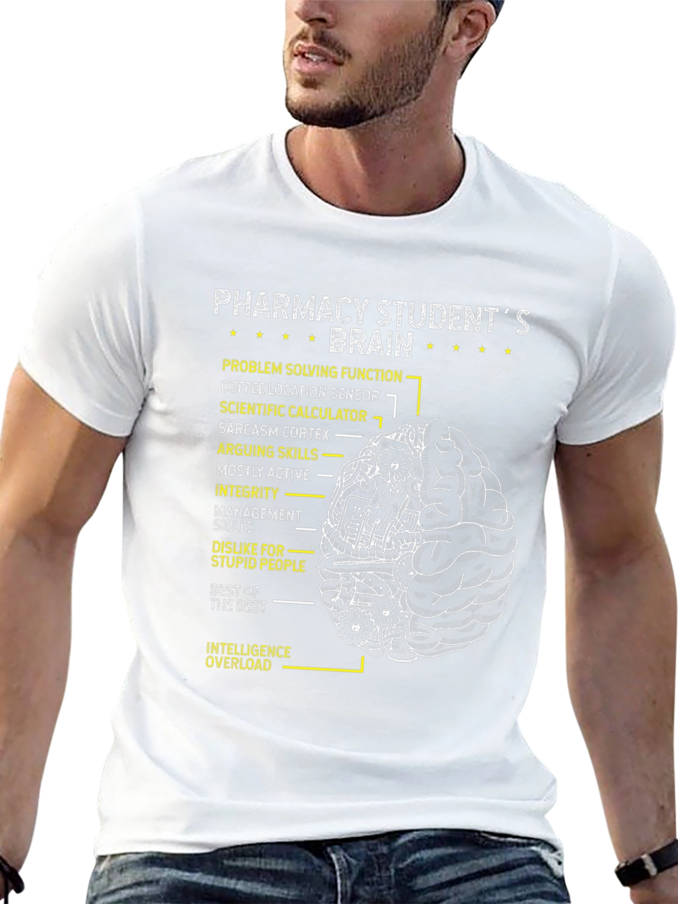 Pharmacy Students Brain T-Shirt