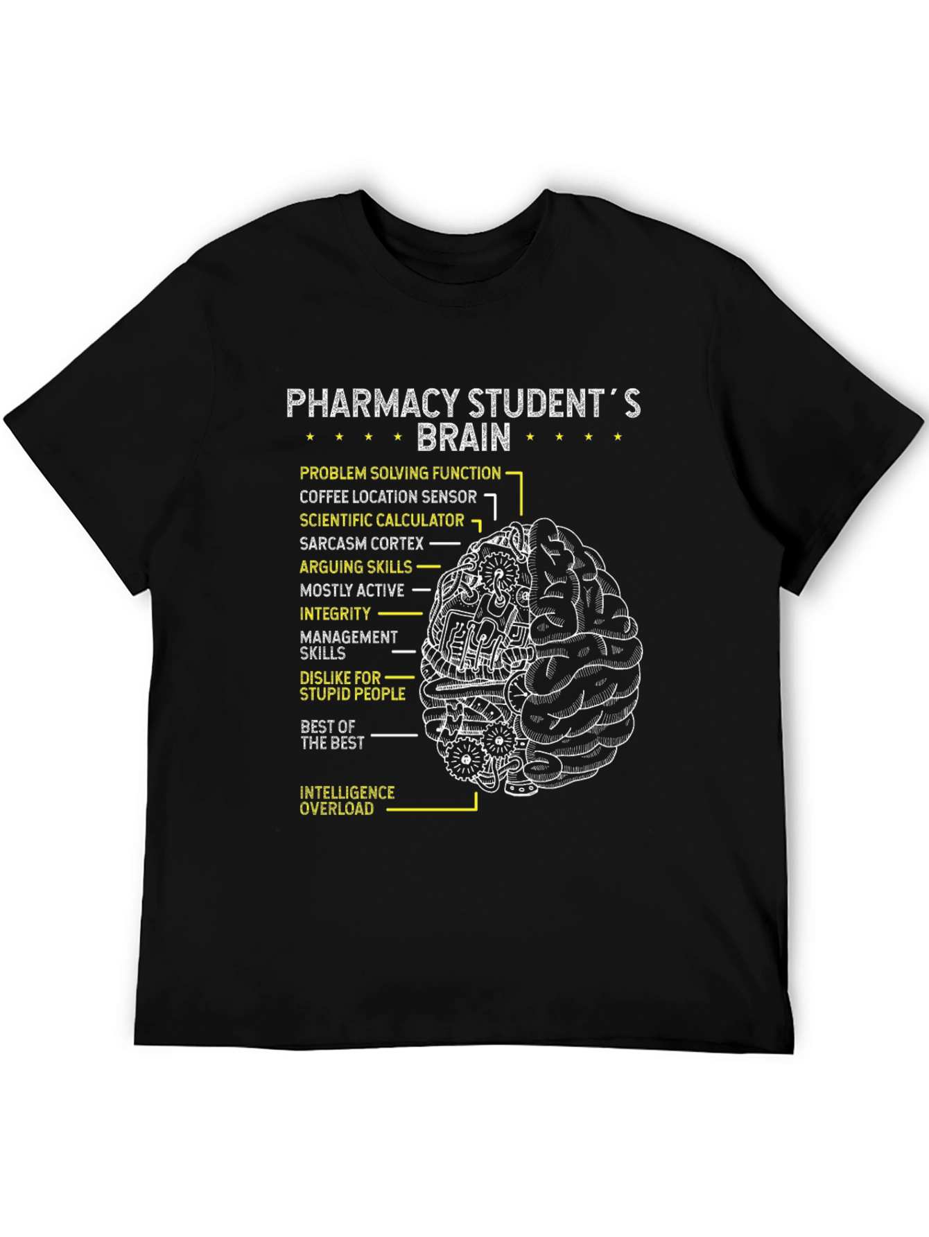 Pharmacy Students Brain T-Shirt