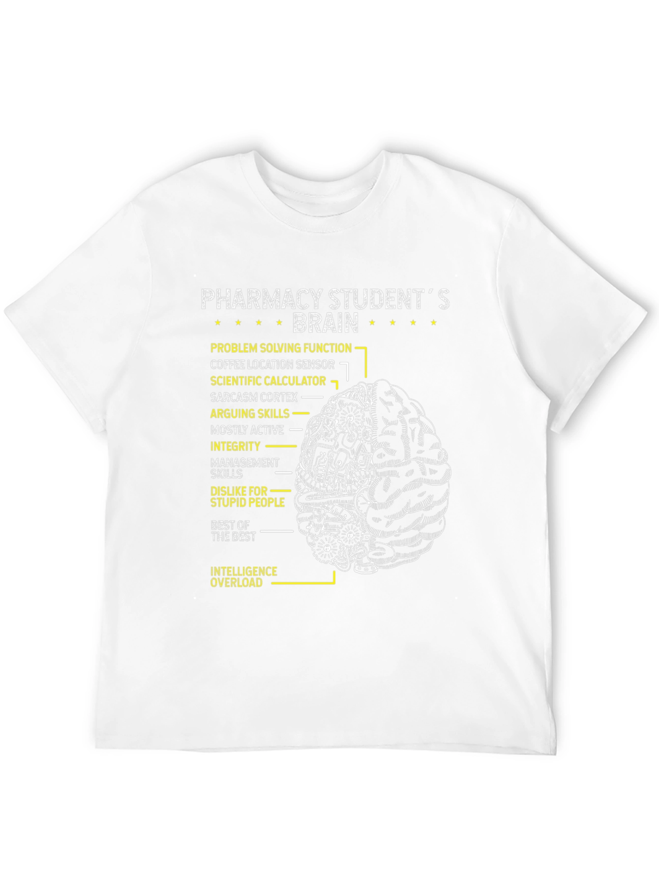 Pharmacy Students Brain T-Shirt