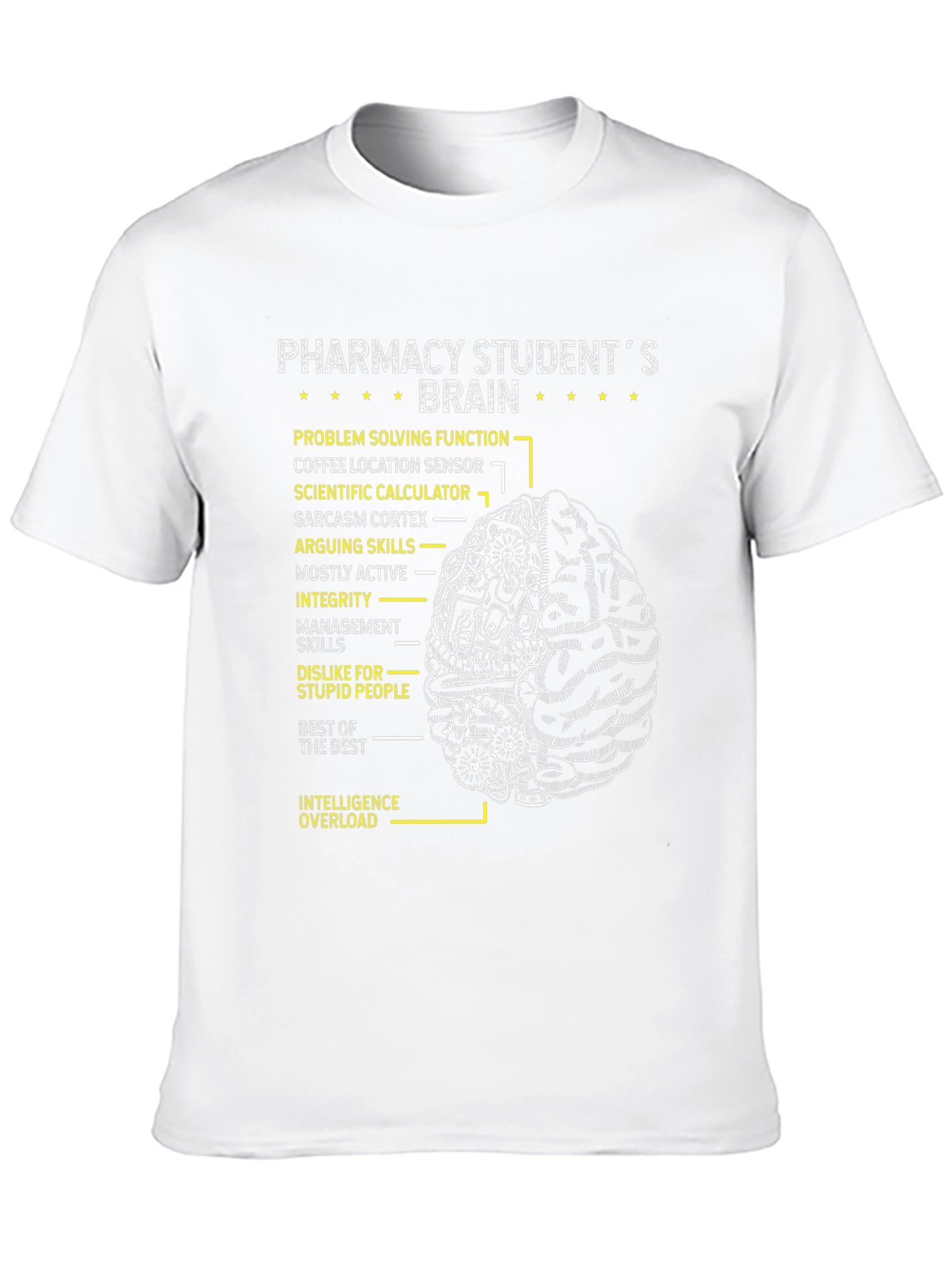 Pharmacy Students Brain T-Shirt