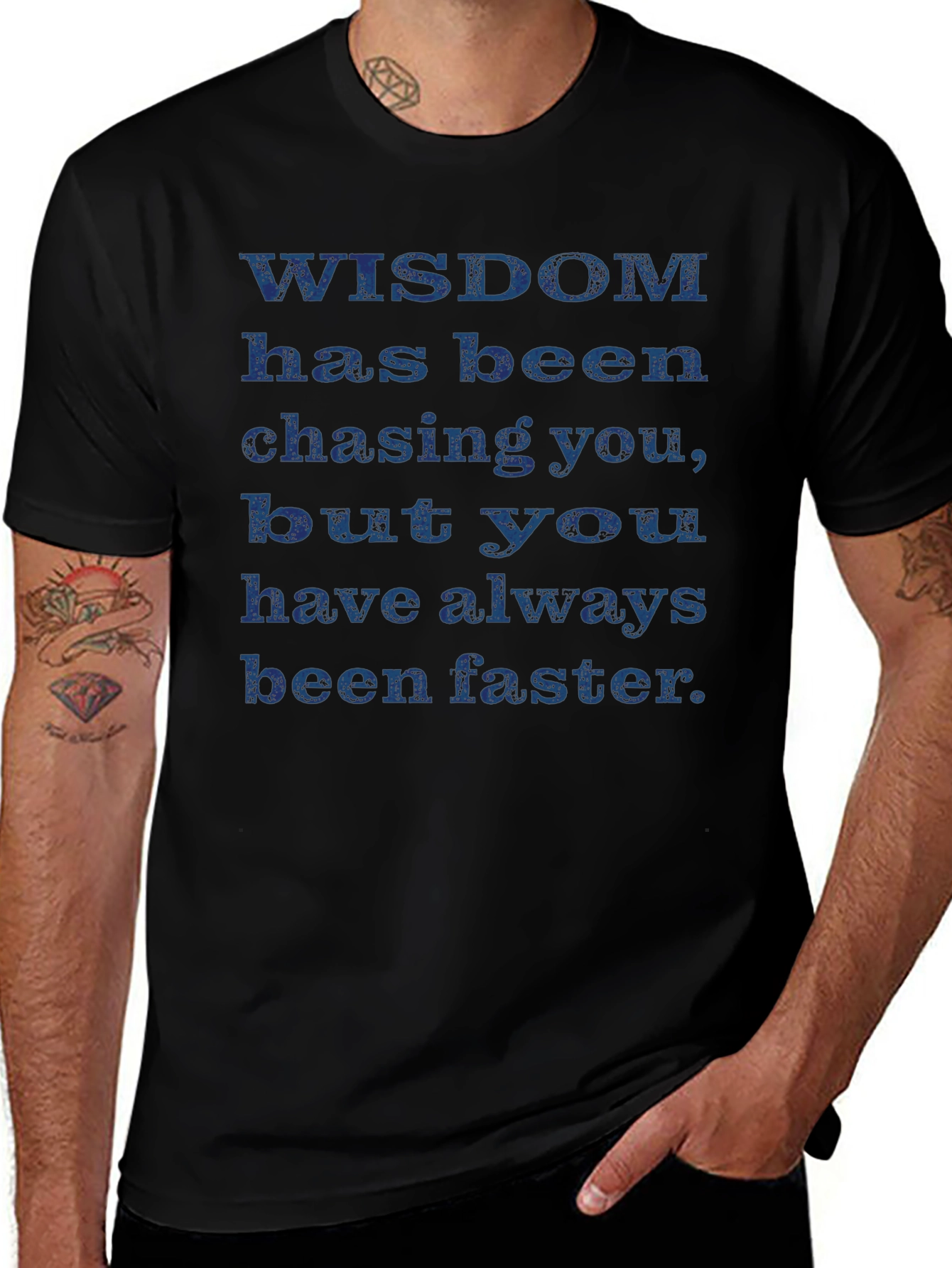 Wisdom Chasing Tee - Always Faster Graphic T-Shirt