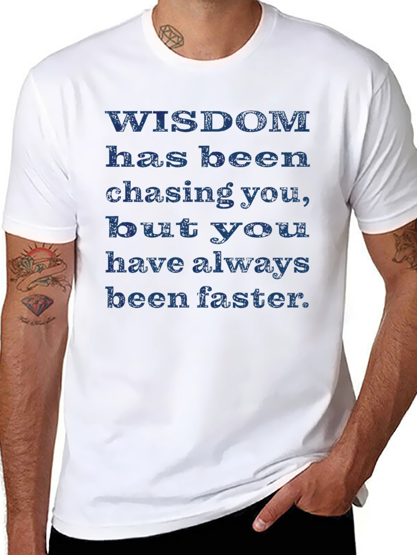 Wisdom Chasing Tee - Always Faster Graphic T-Shirt