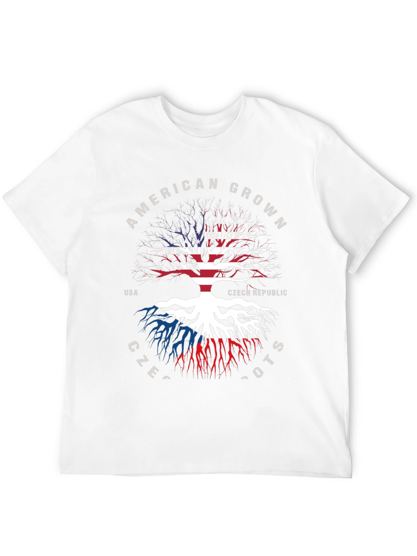 American Grown Czech Roots Black T-Shirt